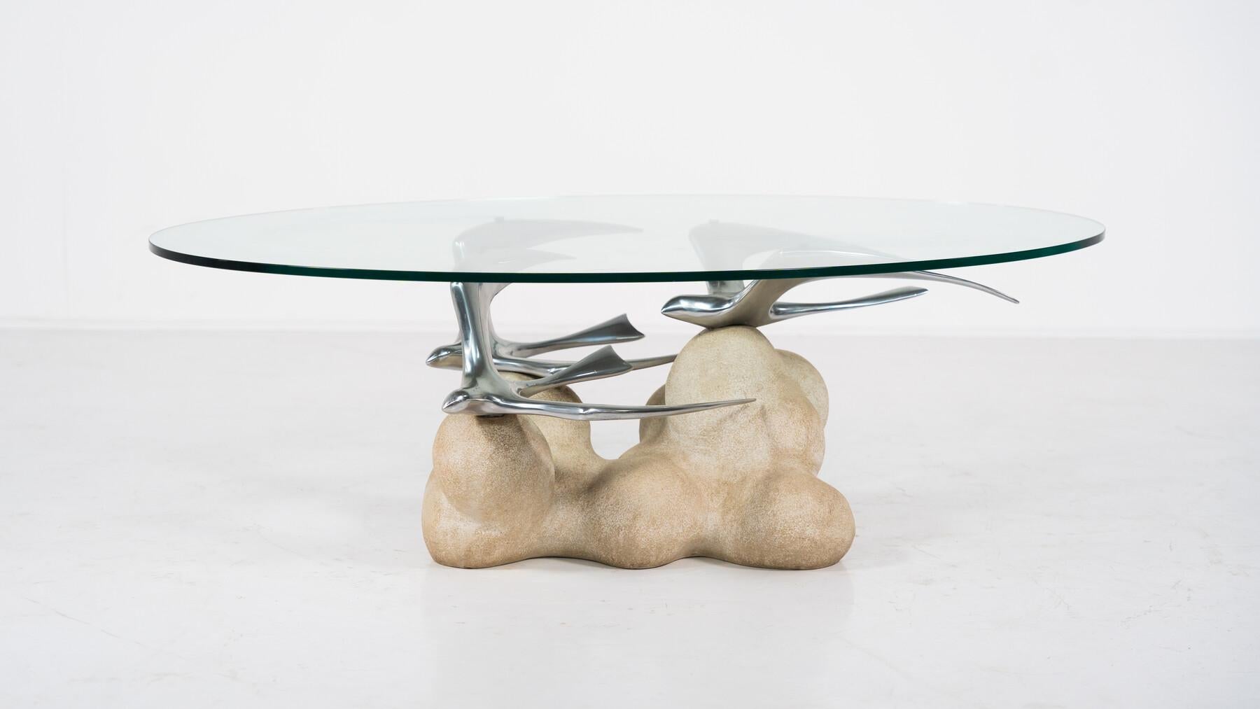 Table basse en forme d'oiseau, Italie, années 1970