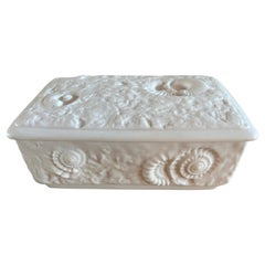 Mid-Century Modern Bisque fossil Box by Kaiser Germany