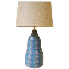 Mid-Century Modern Bitossi Ceramic Table Lamp from Italy, 1950s