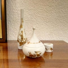 Mid-Century Modern Bjorn Wiinblad Rosenthal Lidded Box, Quatre Couleurs