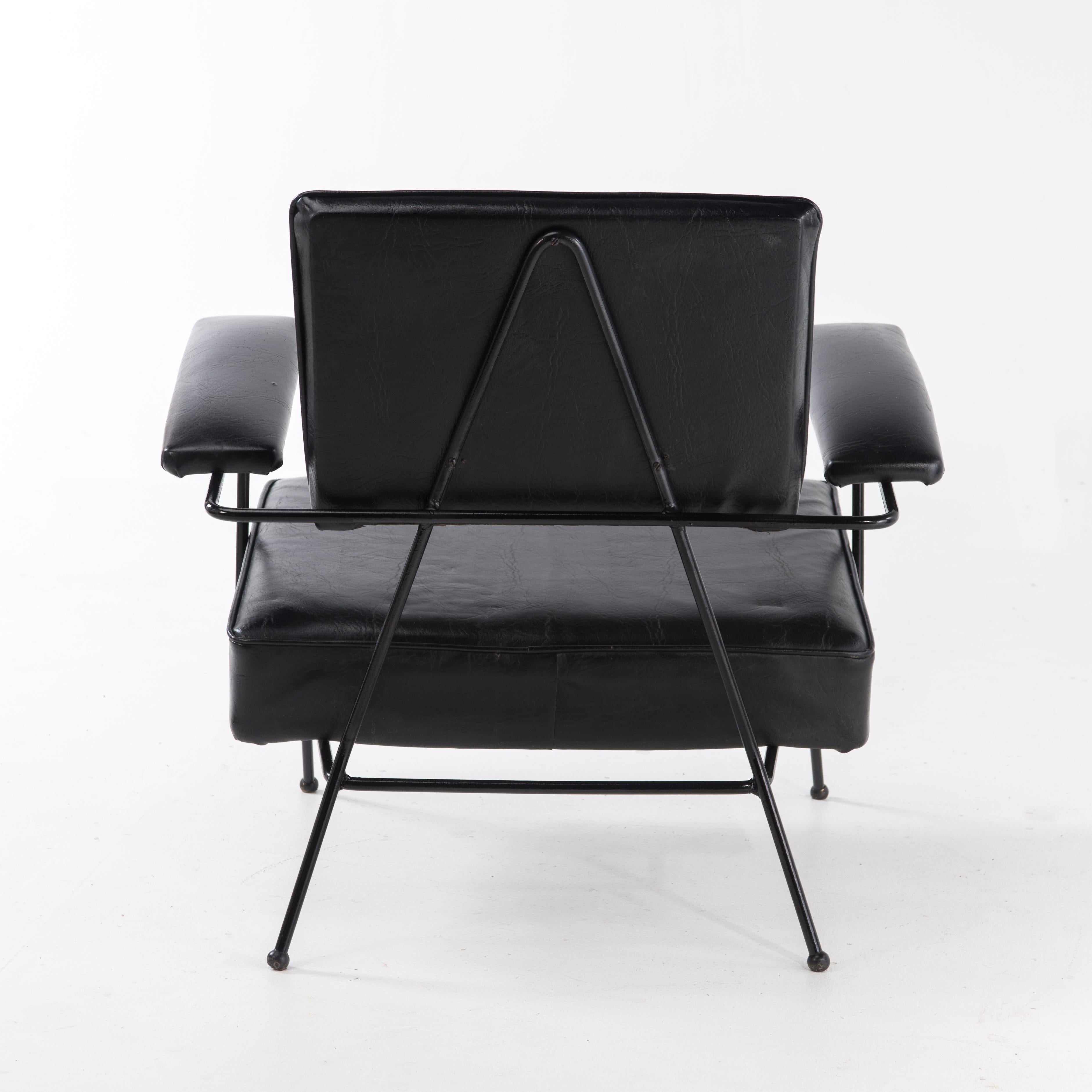 Adrian Pearsall für Craft Sessel Loungesessel, Schwarz, Mid-Century Modern 3