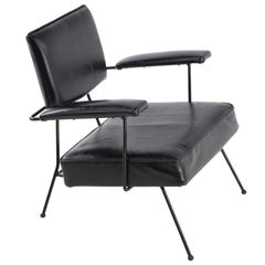 Adrian Pearsall für Craft Sessel Loungesessel, Schwarz, Mid-Century Modern