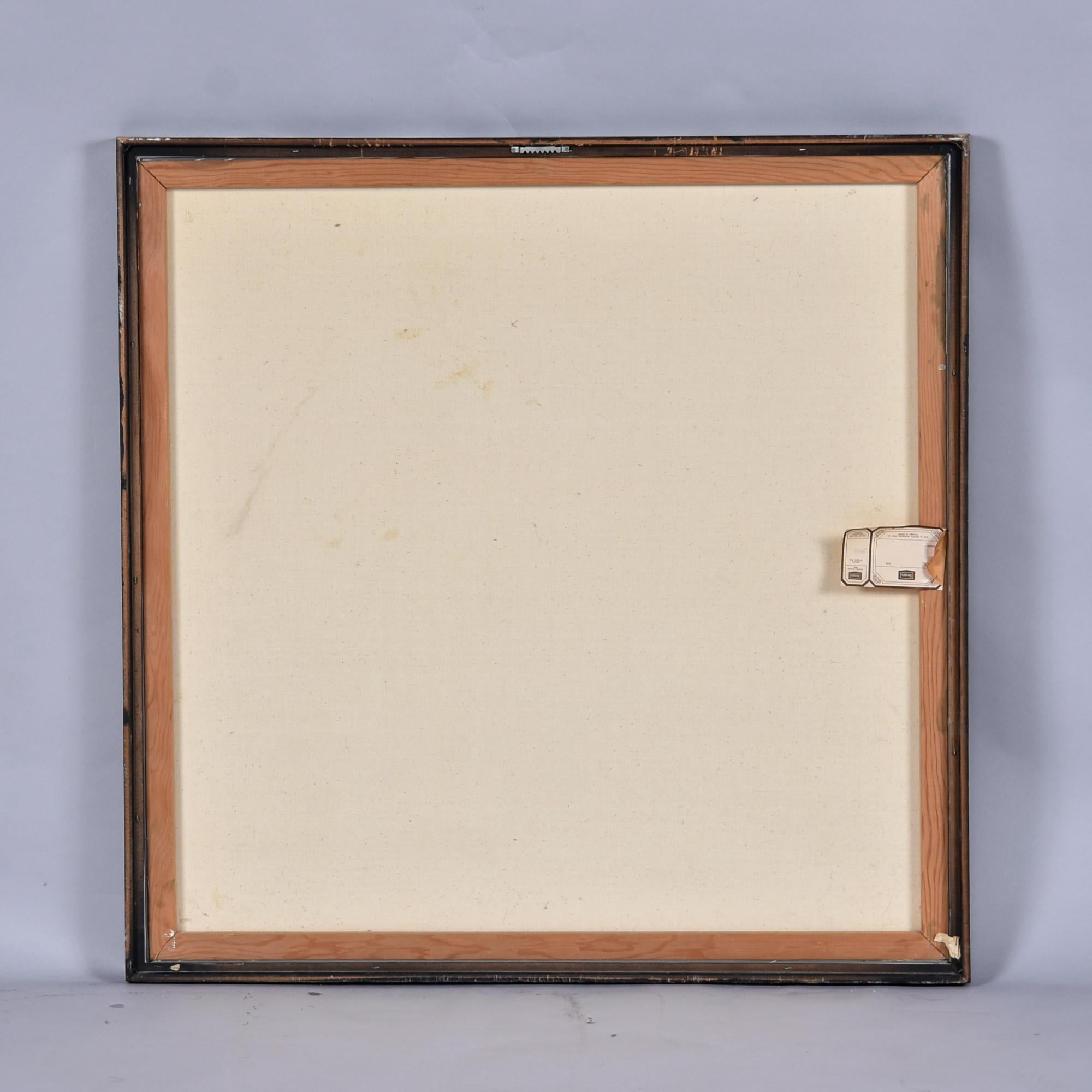 Cuadro velero náutico negro y crema moderno de mediados de siglo de R. Styles en venta 5