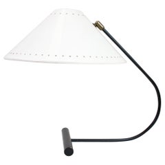 Mid-Century Modern Black and White Industrial Desk Light by Anvia, 1960s