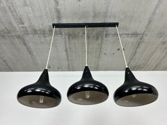 Mid-century modern black ceiling lamp