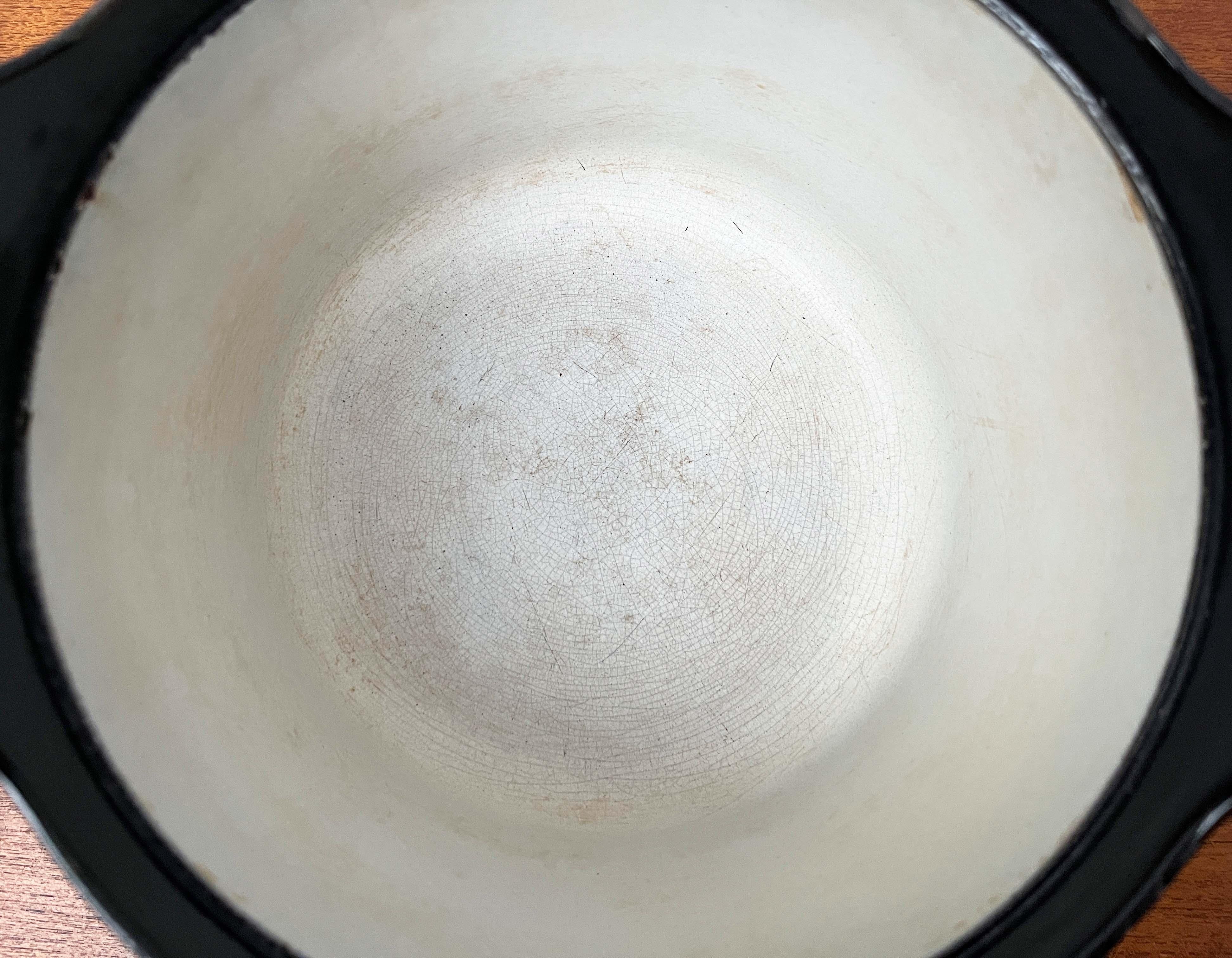 Mid-Century Modern Schwarz Emaille Topf Teak Griff Timo Sarpaneva Rosenlew Finnland im Angebot 9