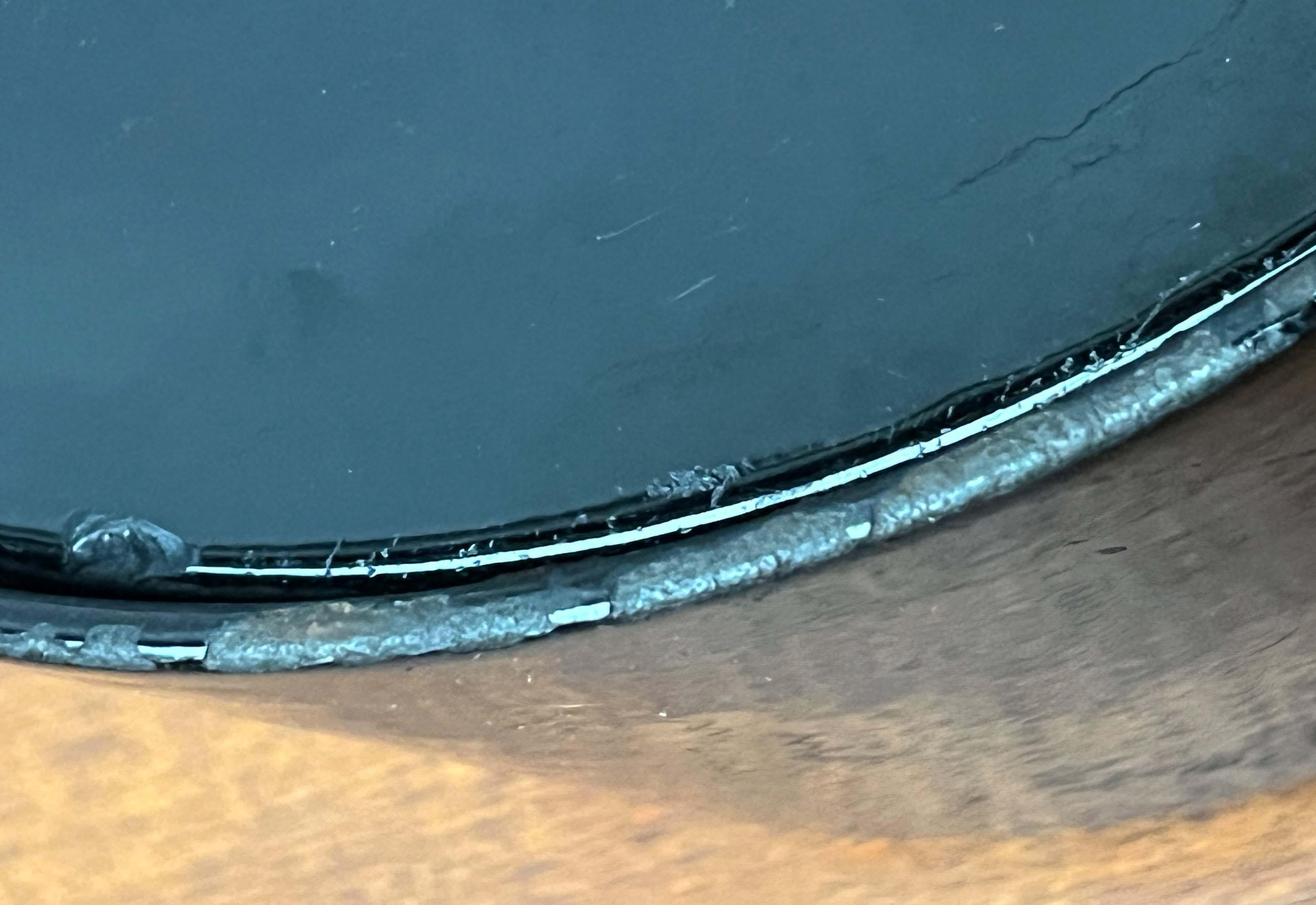 Mid-Century Modern Schwarz Emaille Topf Teak Griff Timo Sarpaneva Rosenlew Finnland im Angebot 10