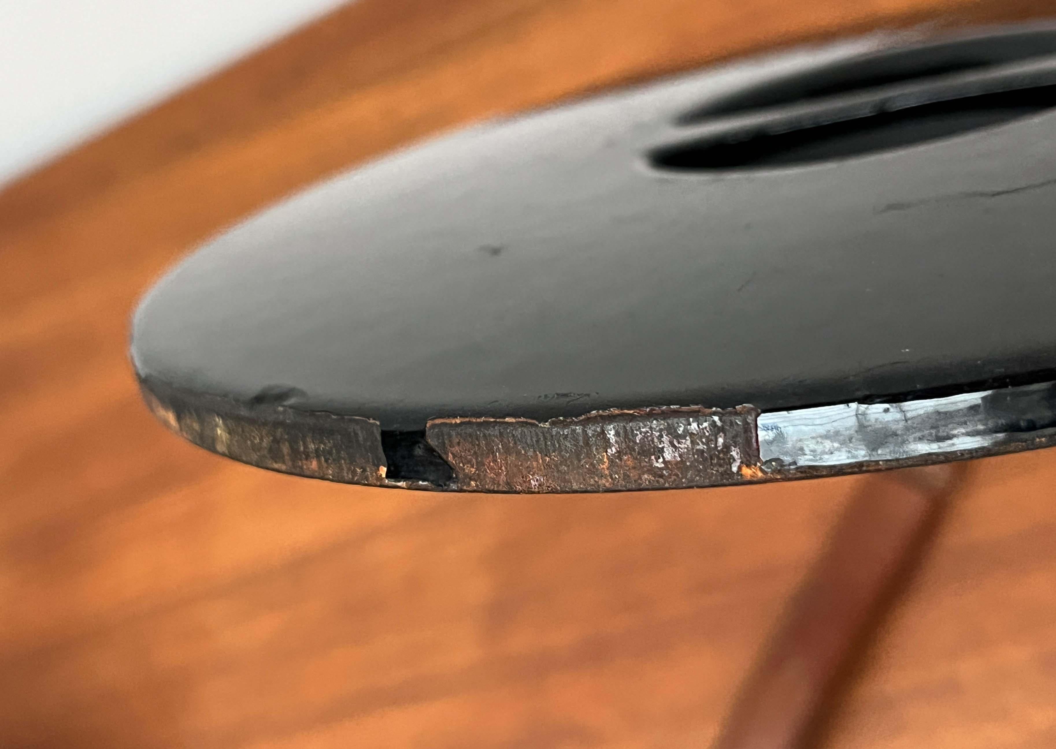 Mid-Century Modern Schwarz Emaille Topf Teak Griff Timo Sarpaneva Rosenlew Finnland im Angebot 12