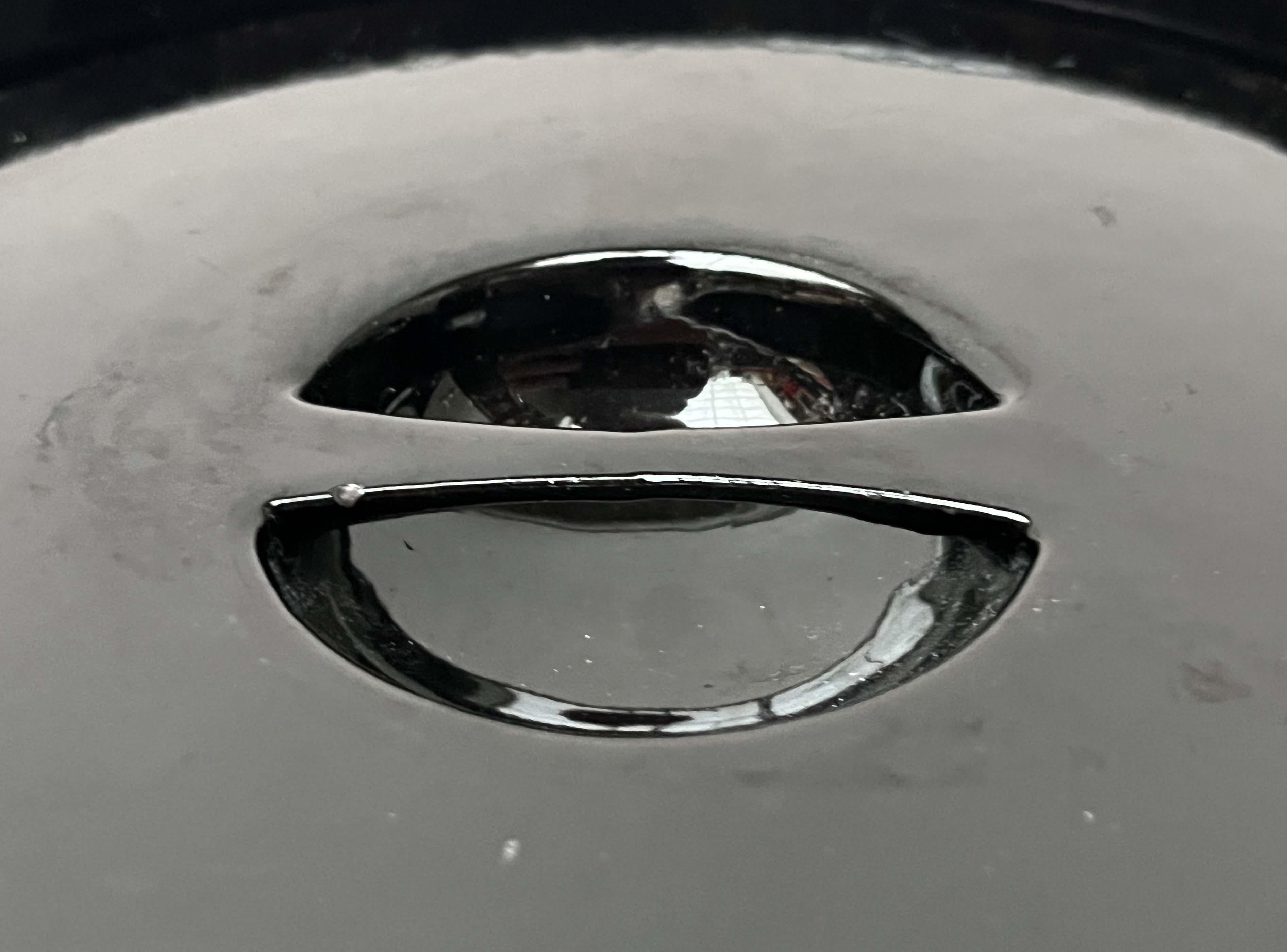 Mid-Century Modern Schwarz Emaille Topf Teak Griff Timo Sarpaneva Rosenlew Finnland im Angebot 2