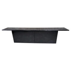Modernes Sideboard aus schwarzem Lack aus der Mitte des Jahrhunderts von Giotto Stoppino für Acerbis