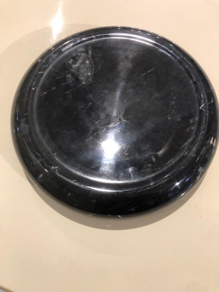 Mid-Century Modern, Black Marble Ashtray by Angelo Mangiarotti, Italy 1967 For Sale 1