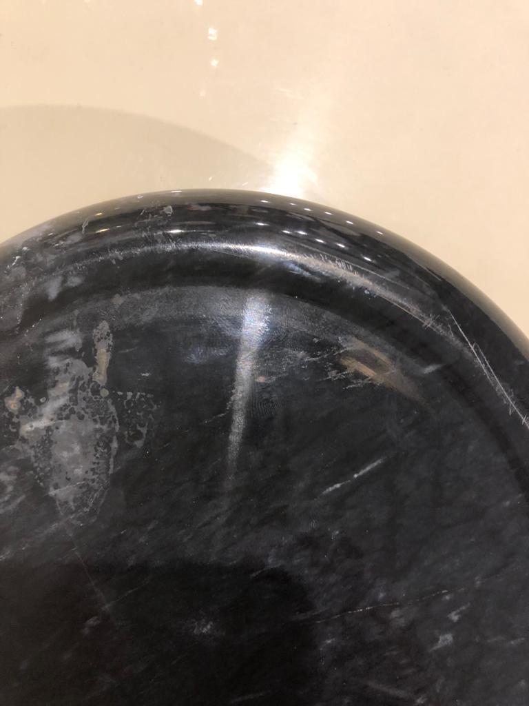 Mid-Century Modern, Black Marble Ashtray by Angelo Mangiarotti, Italy 1967 For Sale 2