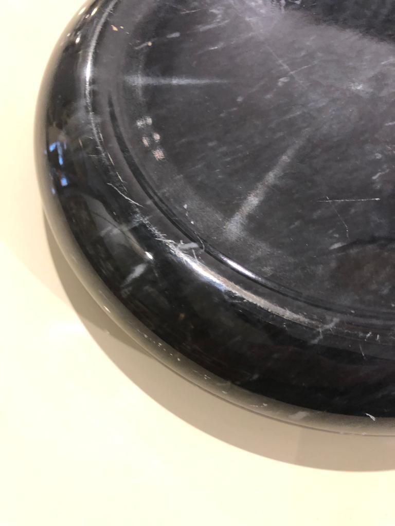 Mid-Century Modern, Black Marble Ashtray by Angelo Mangiarotti, Italy 1967 For Sale 3