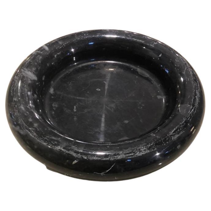 Mid-Century Modern, Black Marble Ashtray by Angelo Mangiarotti, Italy 1967 For Sale