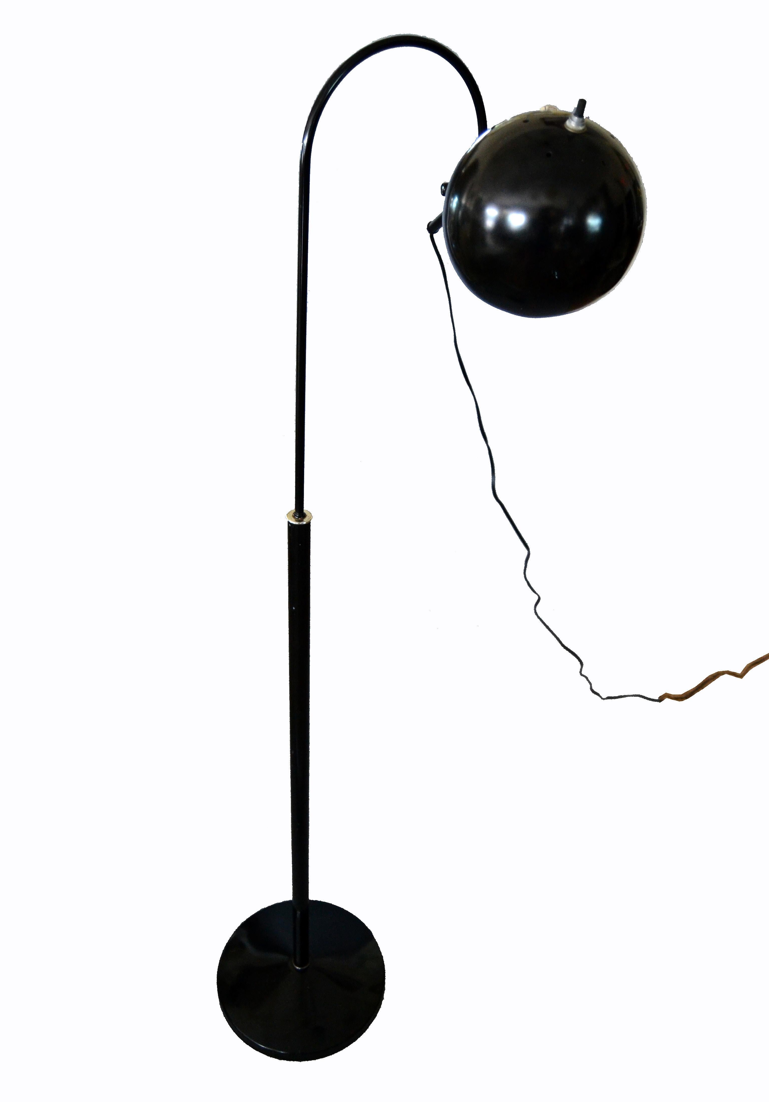 modern black floor lamp