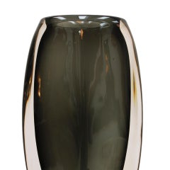 Mid-Century Modern Black Murano Glass by Nils Landberg for Orrefors 1960