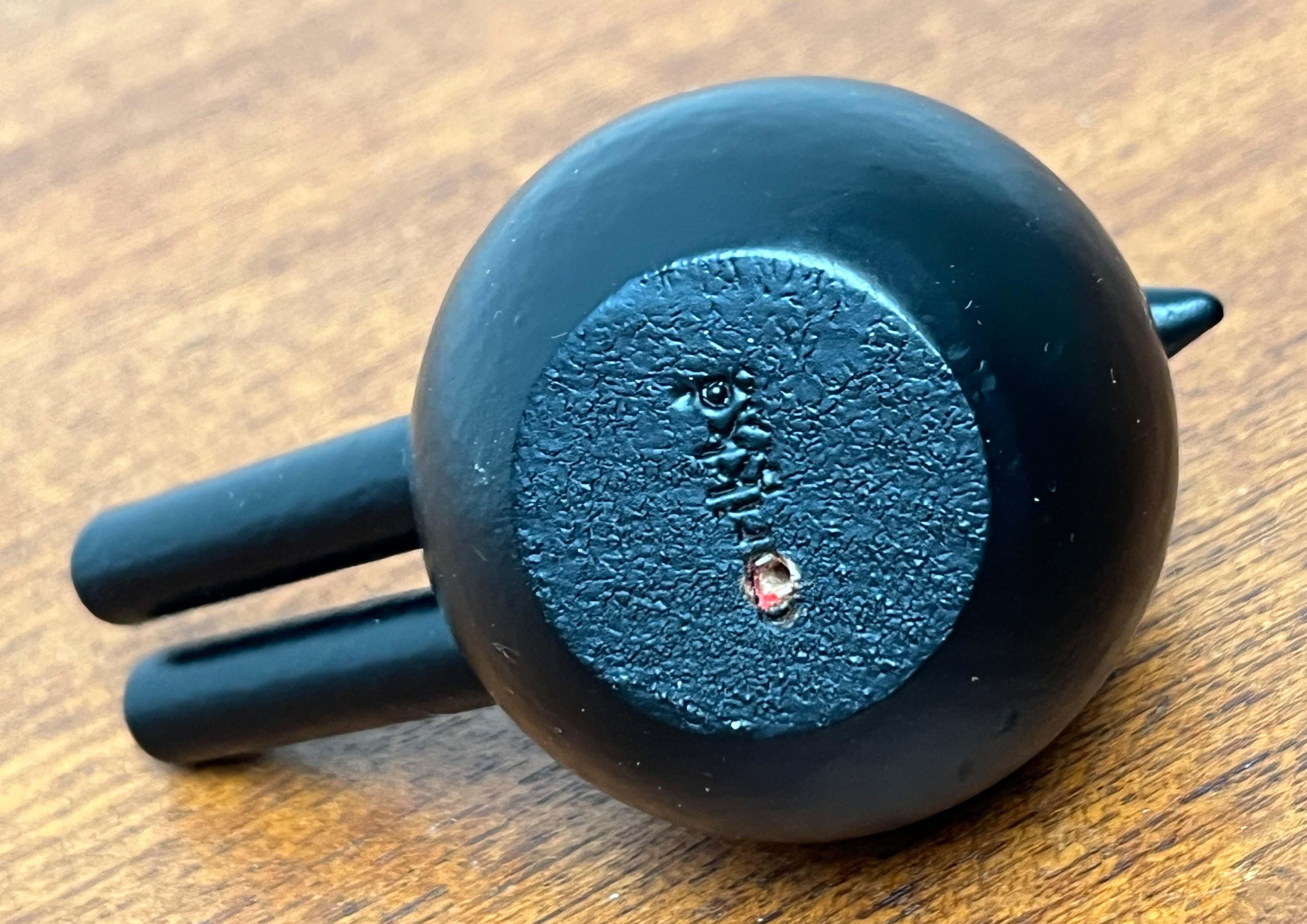 Uccello in legno nero di Aarikka, Finlandia, anni '60, metà del secolo scorso in vendita 4