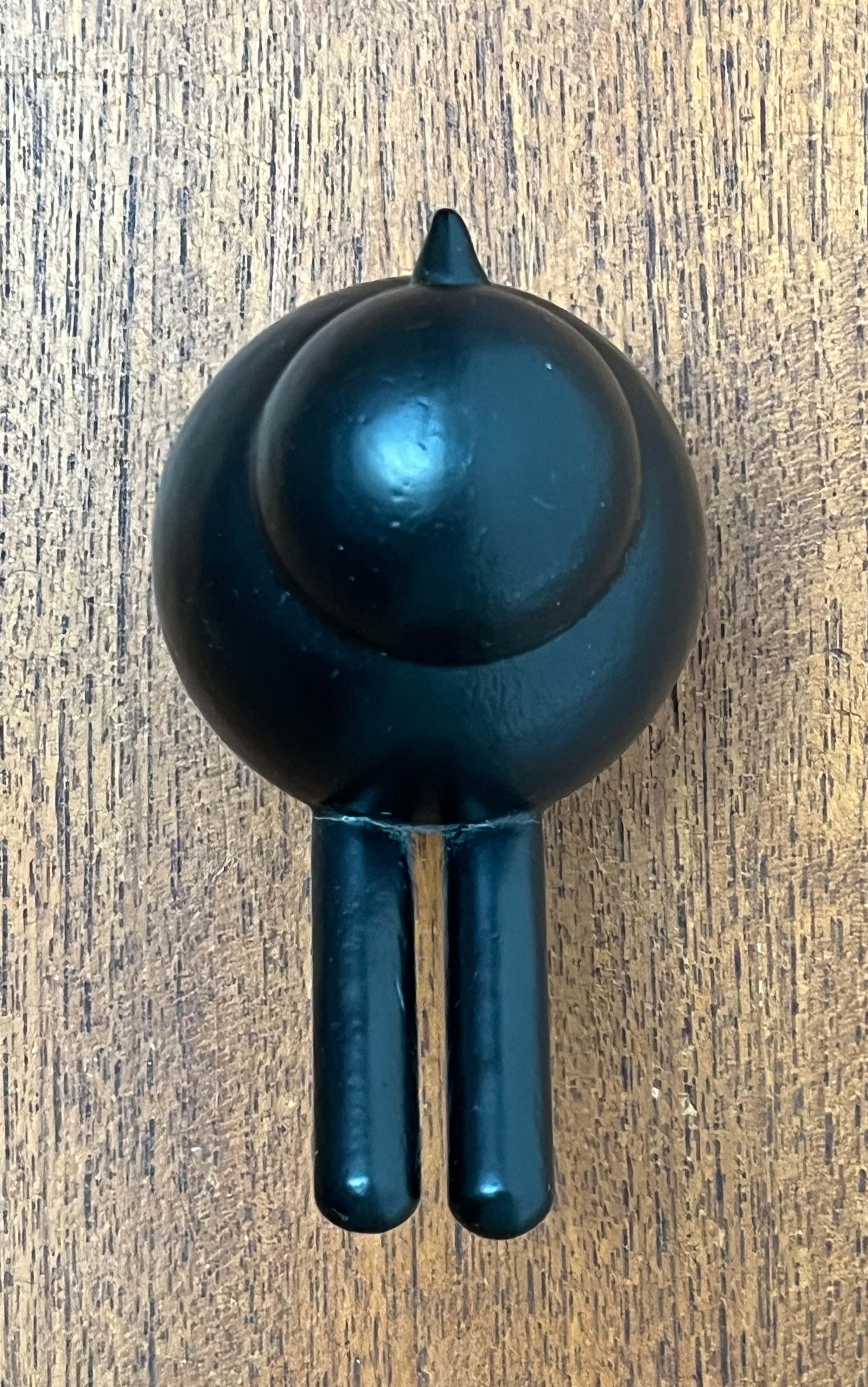 Uccello in legno nero di Aarikka, Finlandia, anni '60, metà del secolo scorso in vendita 5