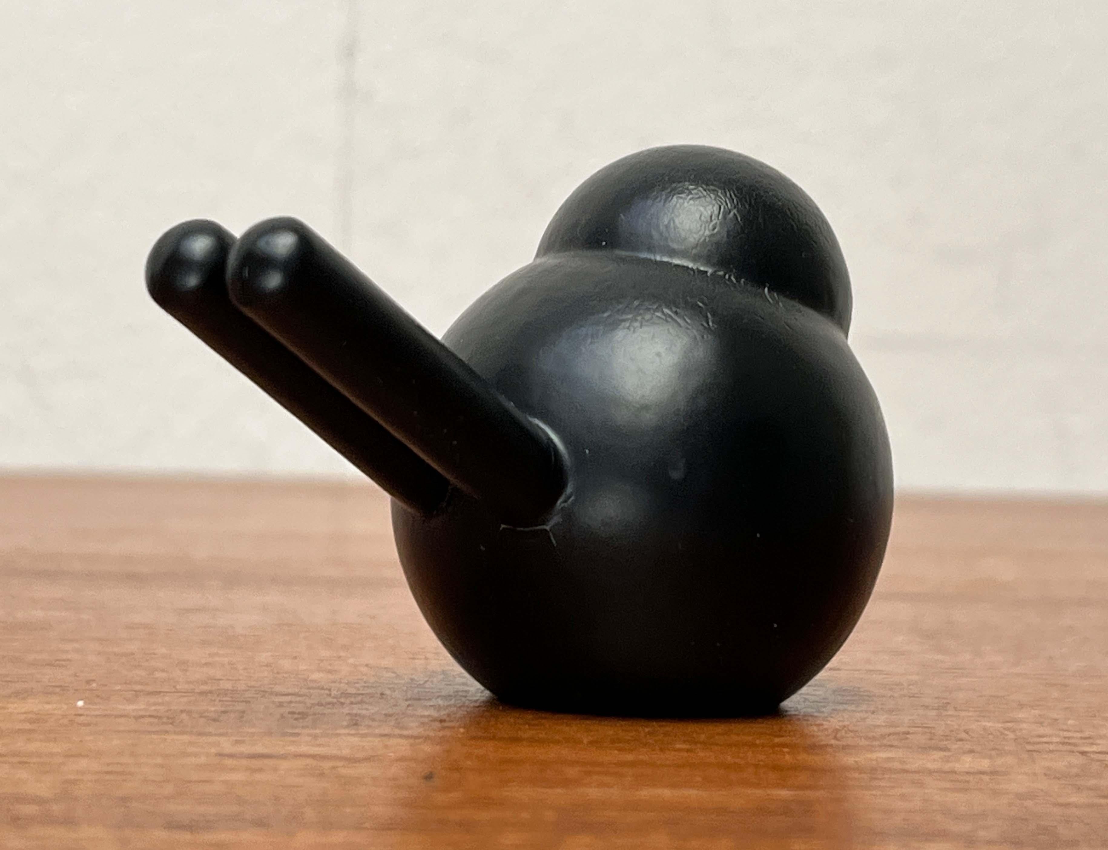 Uccello in legno nero di Aarikka, Finlandia, anni '60, metà del secolo scorso in vendita 2