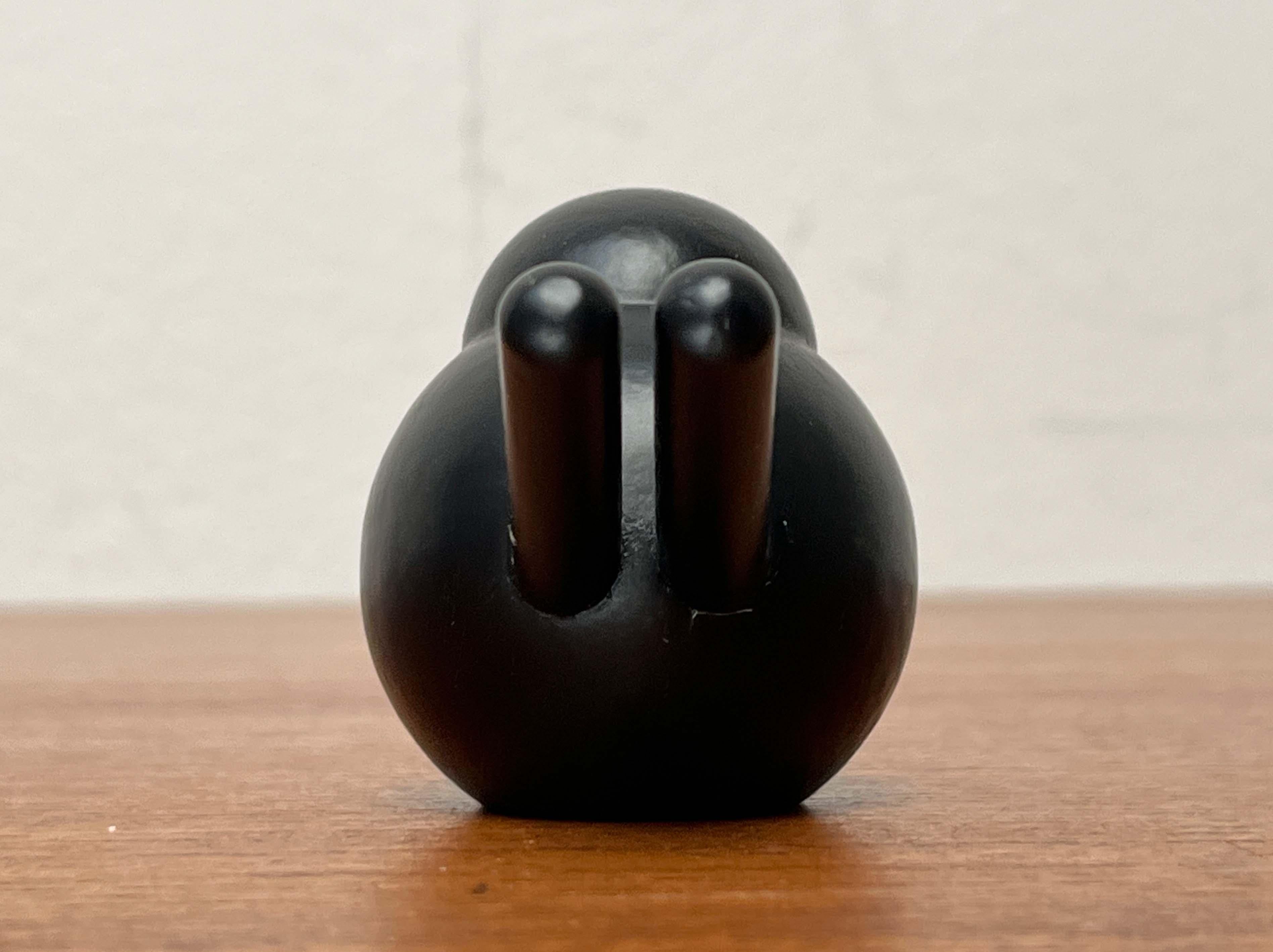 Uccello in legno nero di Aarikka, Finlandia, anni '60, metà del secolo scorso in vendita 3