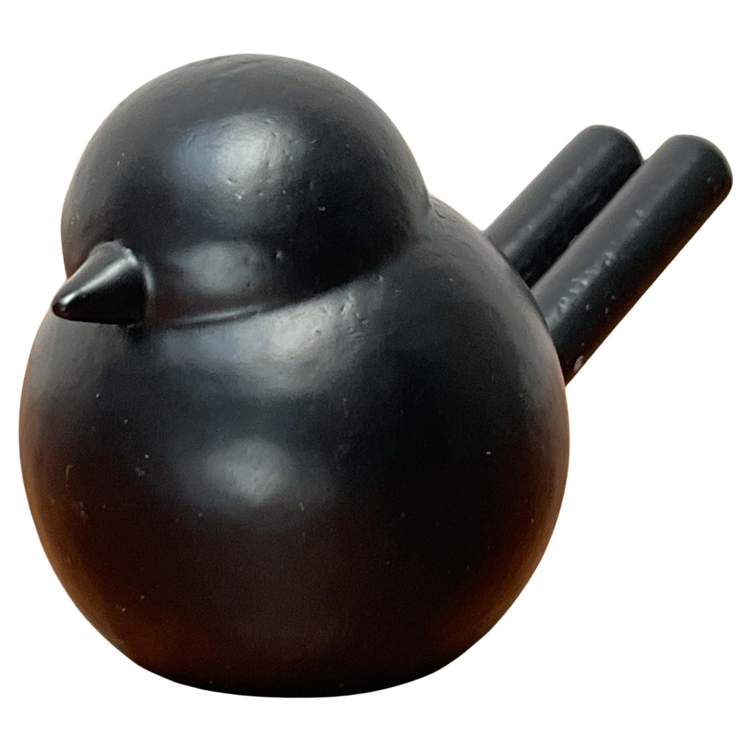 Mid-Century Modern Black Wooden Bird from Aarikka, Finland, 1960s