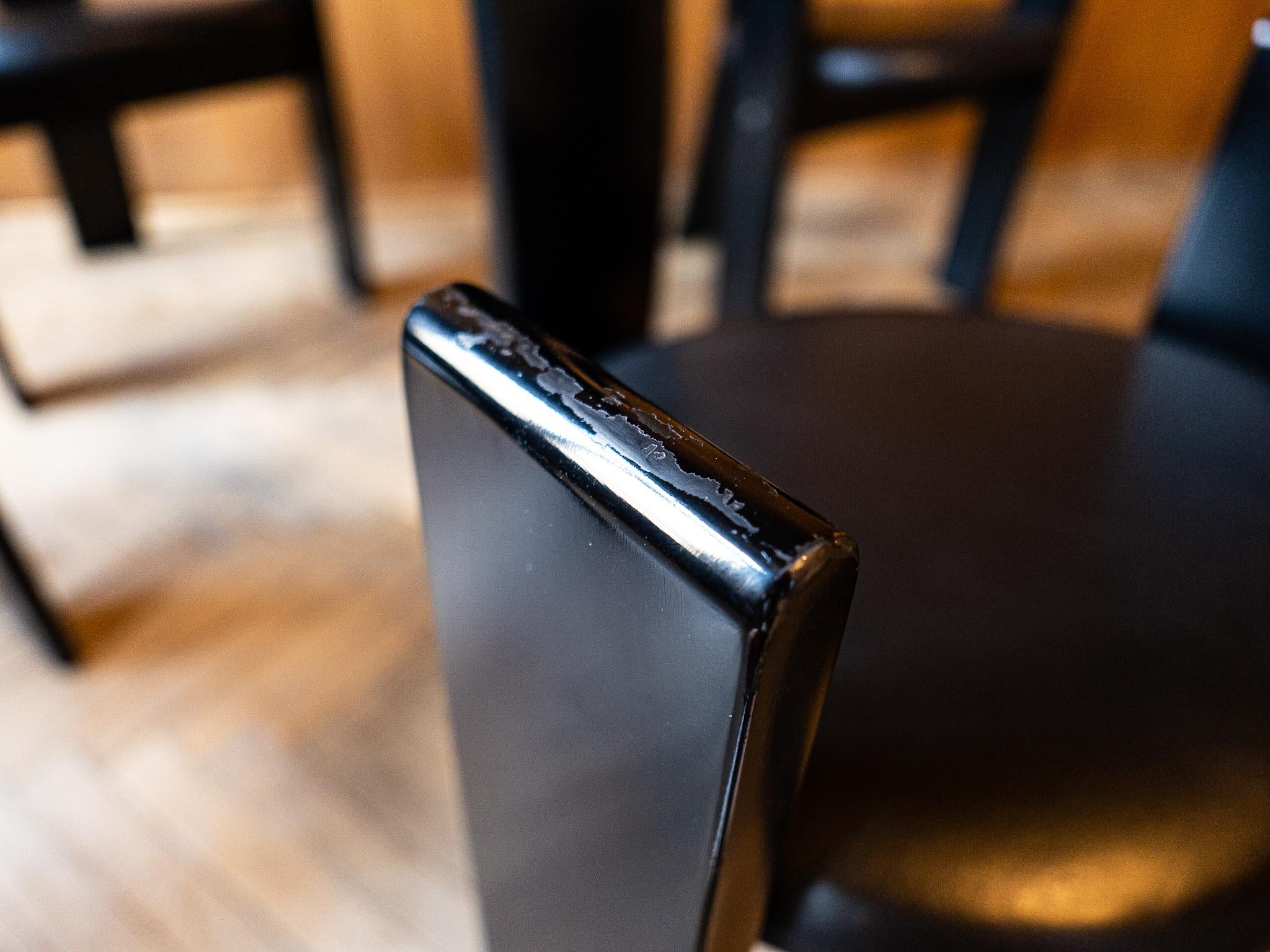 Chaises de salle à manger en bois modernes du milieu du siècle 