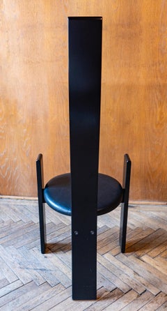 Mid-Century Modern Wooden Dining Chairs "Golem" by Vico Magistretti, Italy 1969
