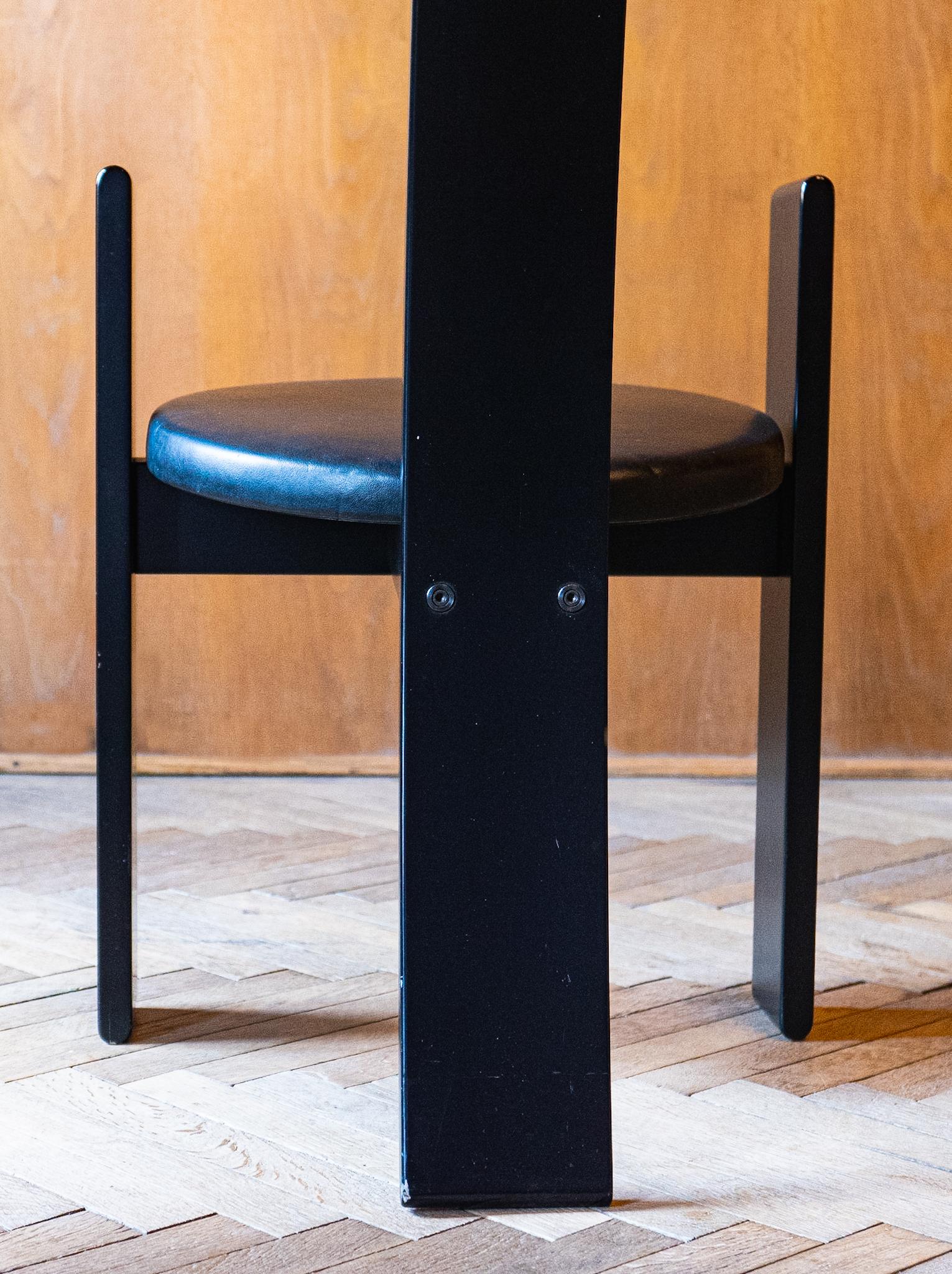 Chaises de salle à manger en bois modernes du milieu du siècle 