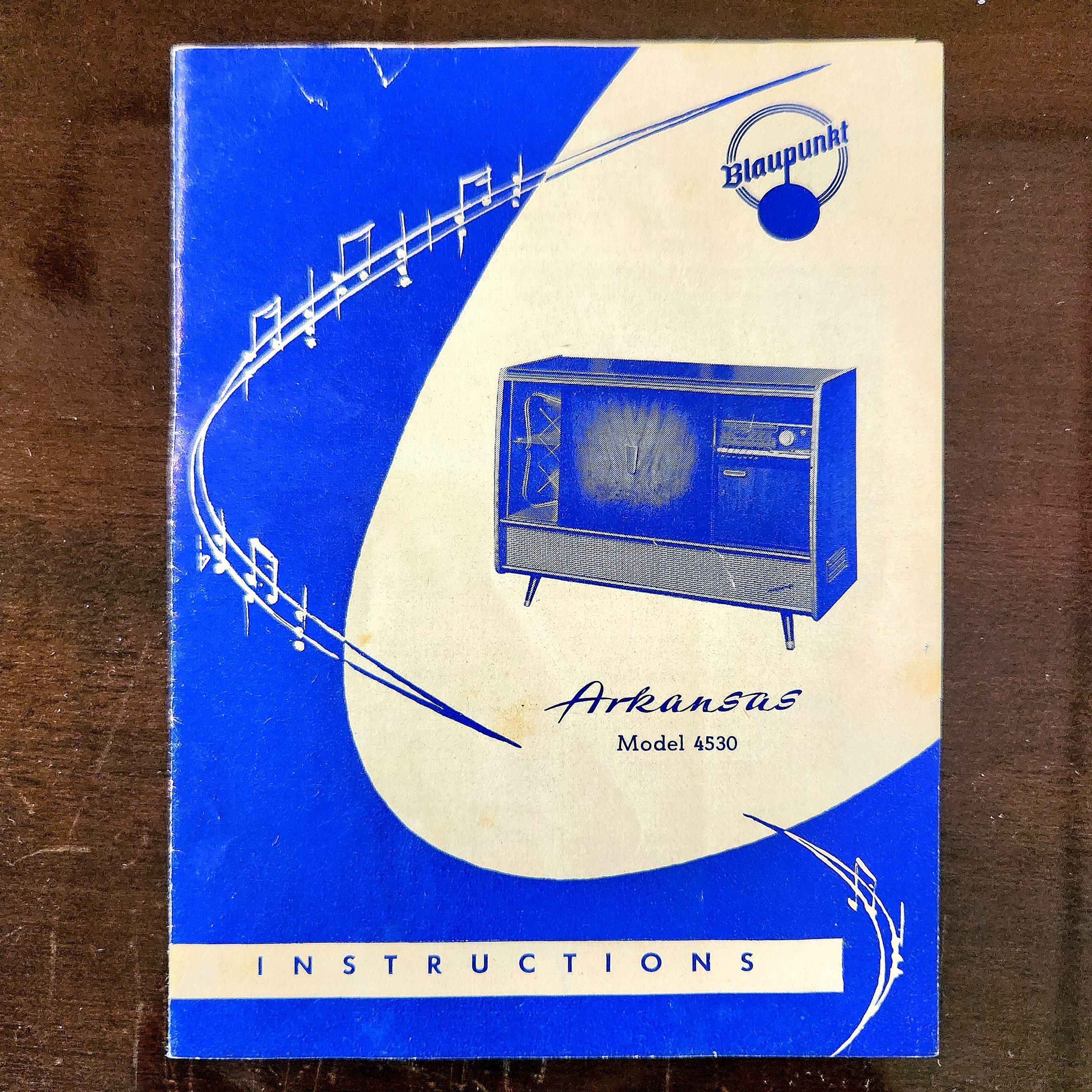German Mid Century Modern Blaupunkt stereo console record player gramophone bluetooth
