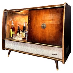 Vintage Mid Century Modern Blaupunkt stereo console record player gramophone bluetooth