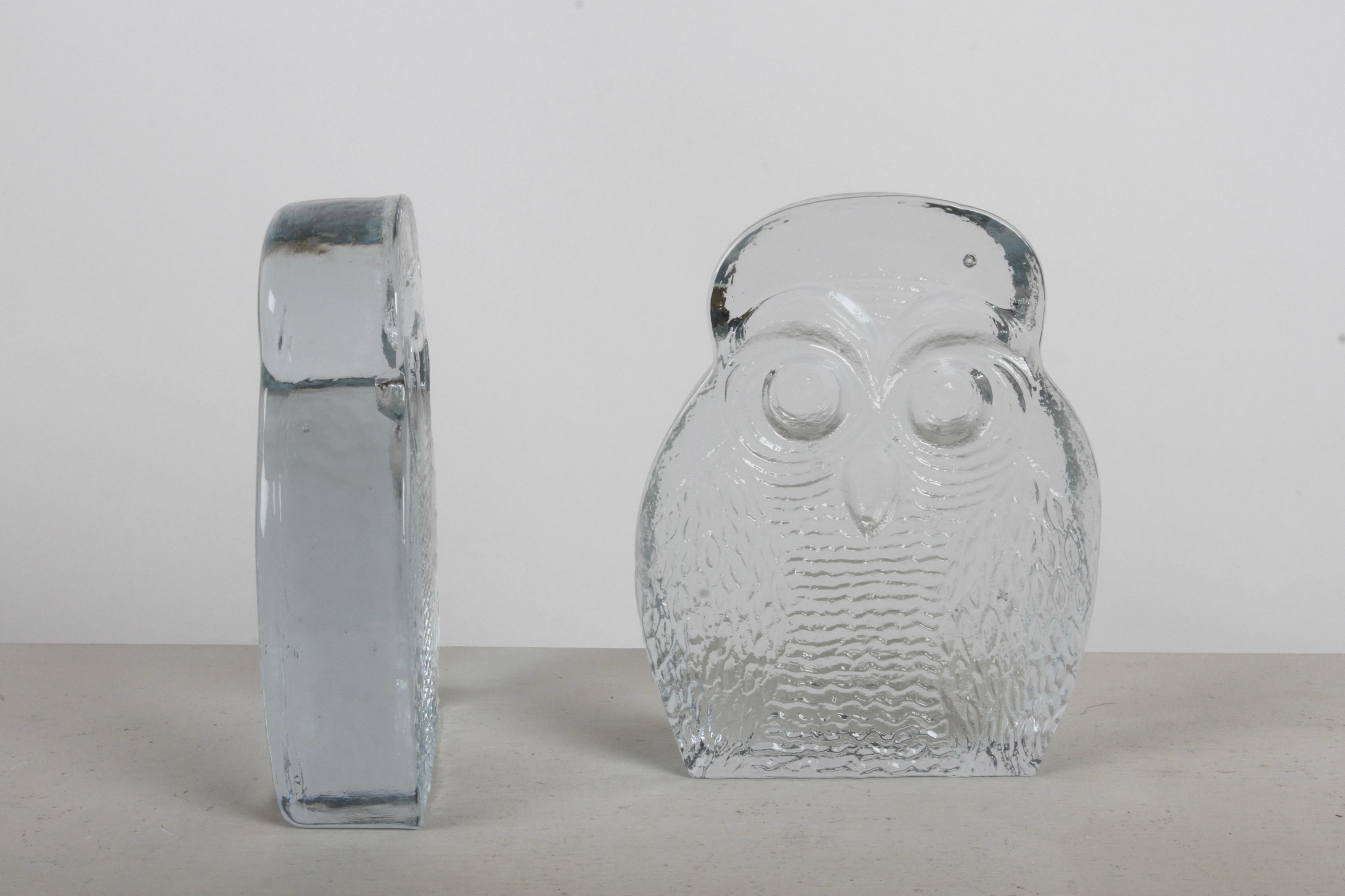 Mid-20th Century Mid-Century Modern Blenko Clear Textured Glass 