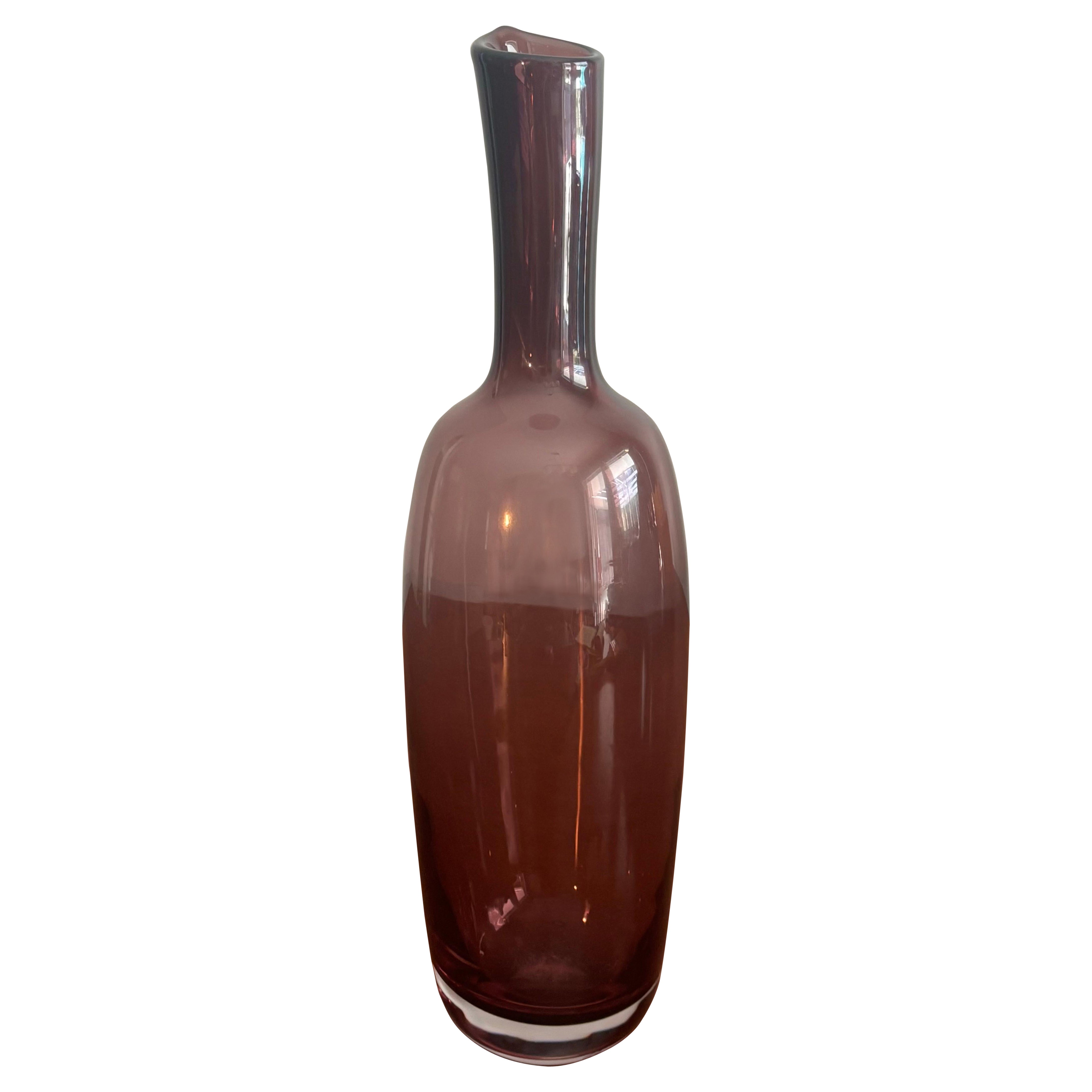 Mid Century Modern Blenko Style Vase