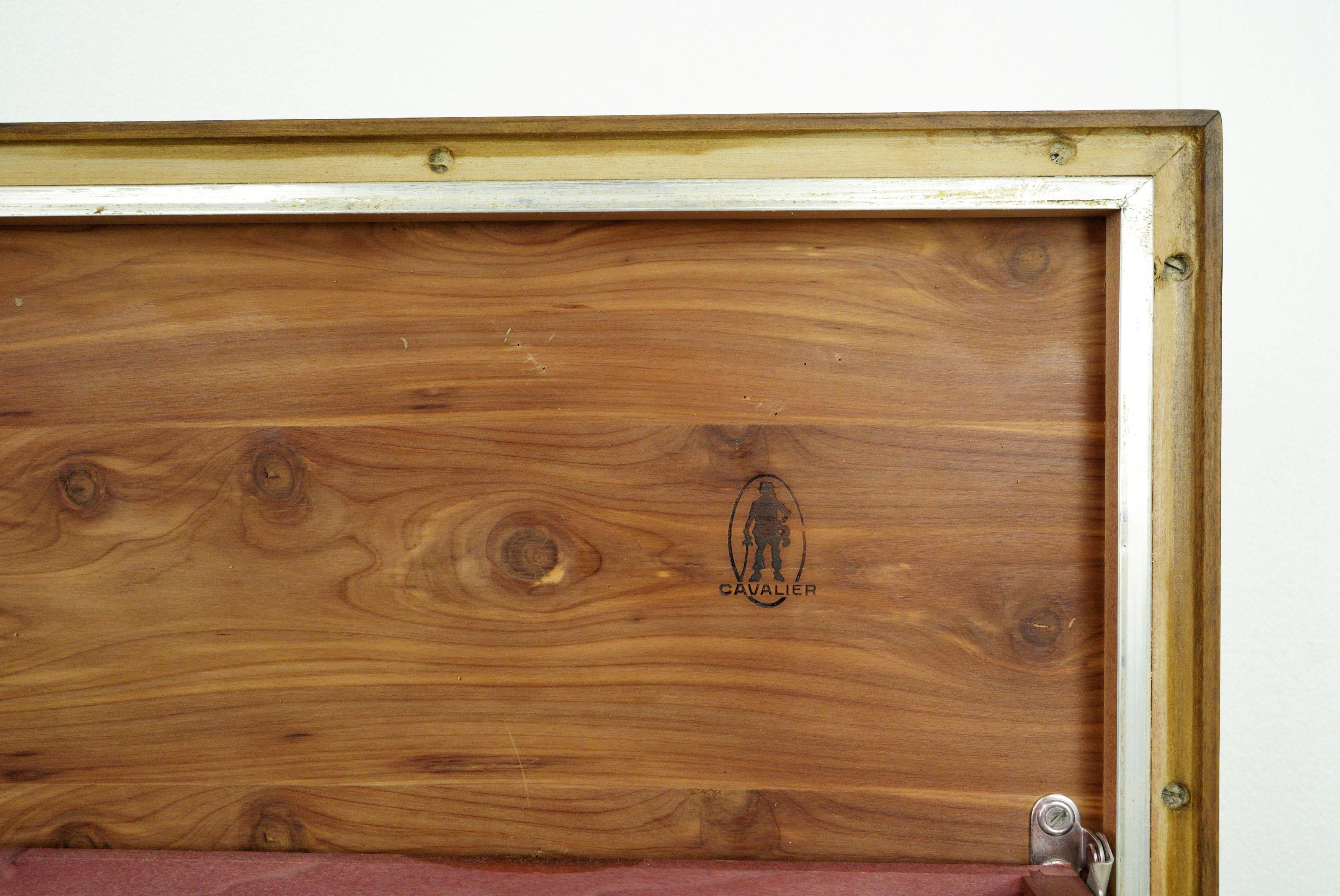 Wood Mid-Century Modern Blonde Oak Cavalier Cedar Chest For Sale