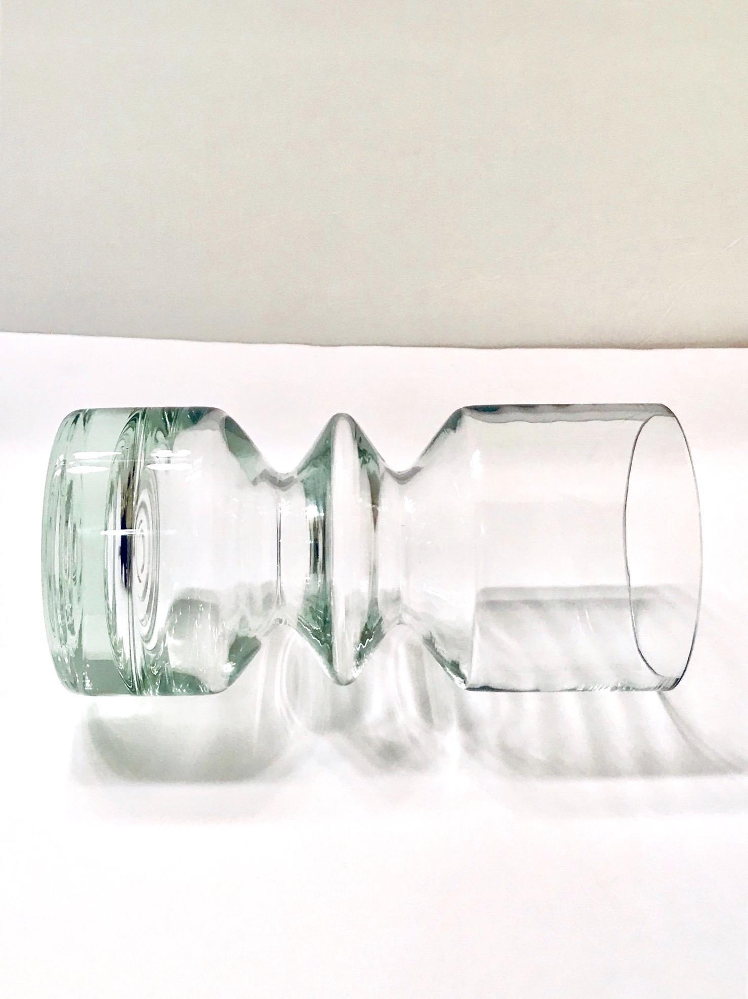 Mid-Century Modern Blown Glass Vase from Finland by Riihimäen Lasi Oy 2