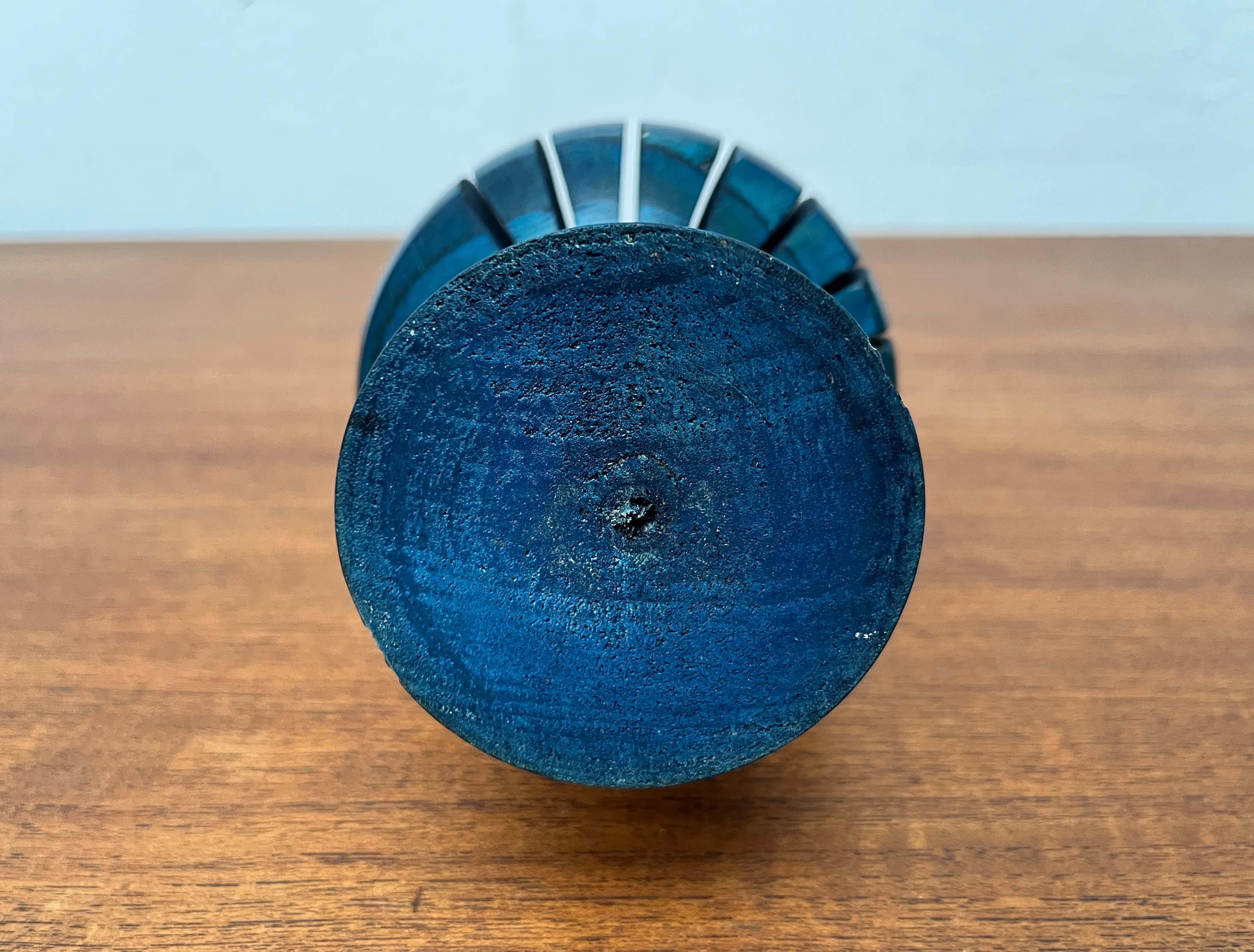 Servilletero de madera con diseño de pájaro azul moderno de mediados de siglo Paavo Asikainen Finlandia en venta 8