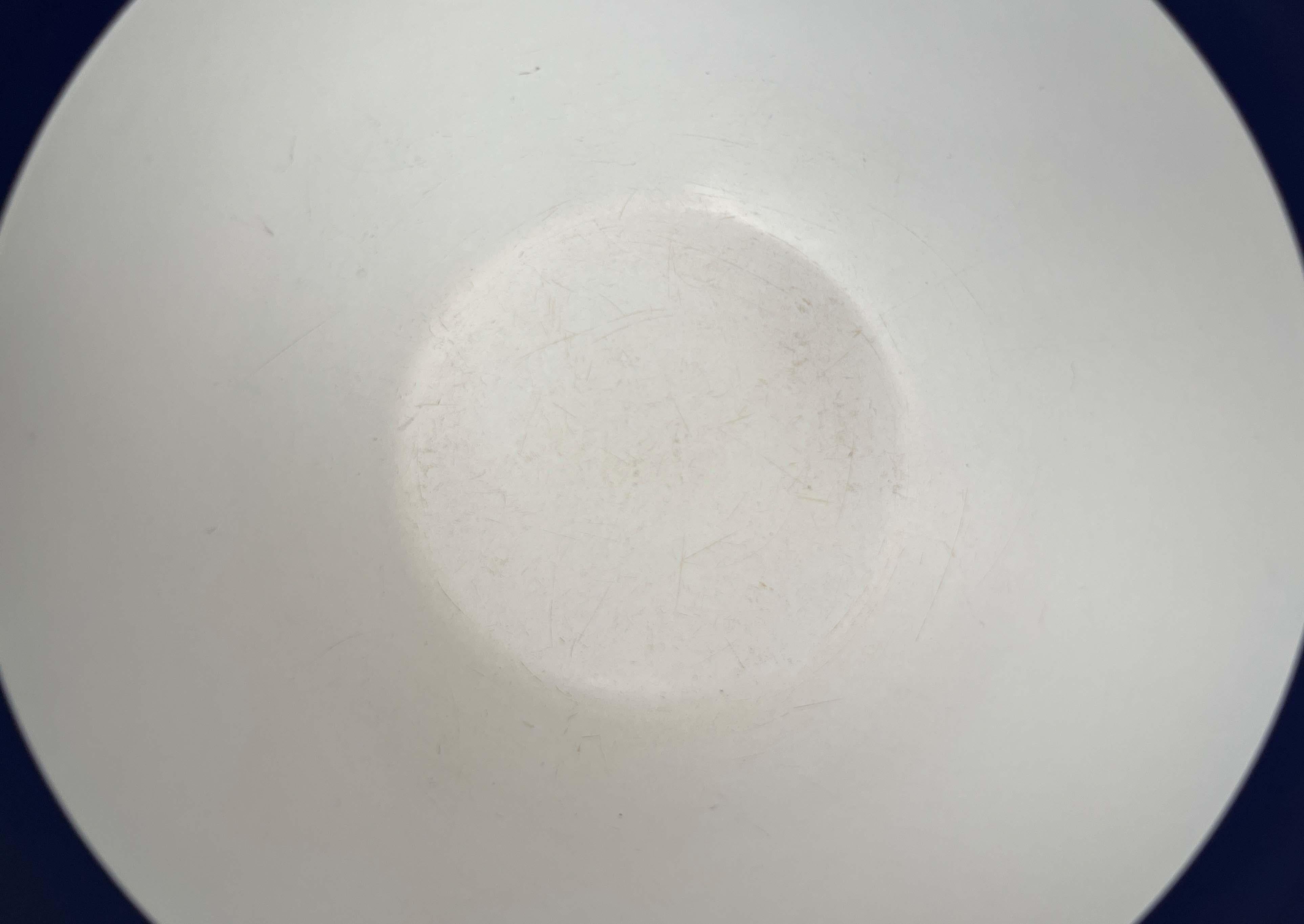 Blaue Emaille-Schale von Kaj Franck für Finel, Finnland, 1960er Jahre, Mitte des Jahrhunderts im Angebot 4