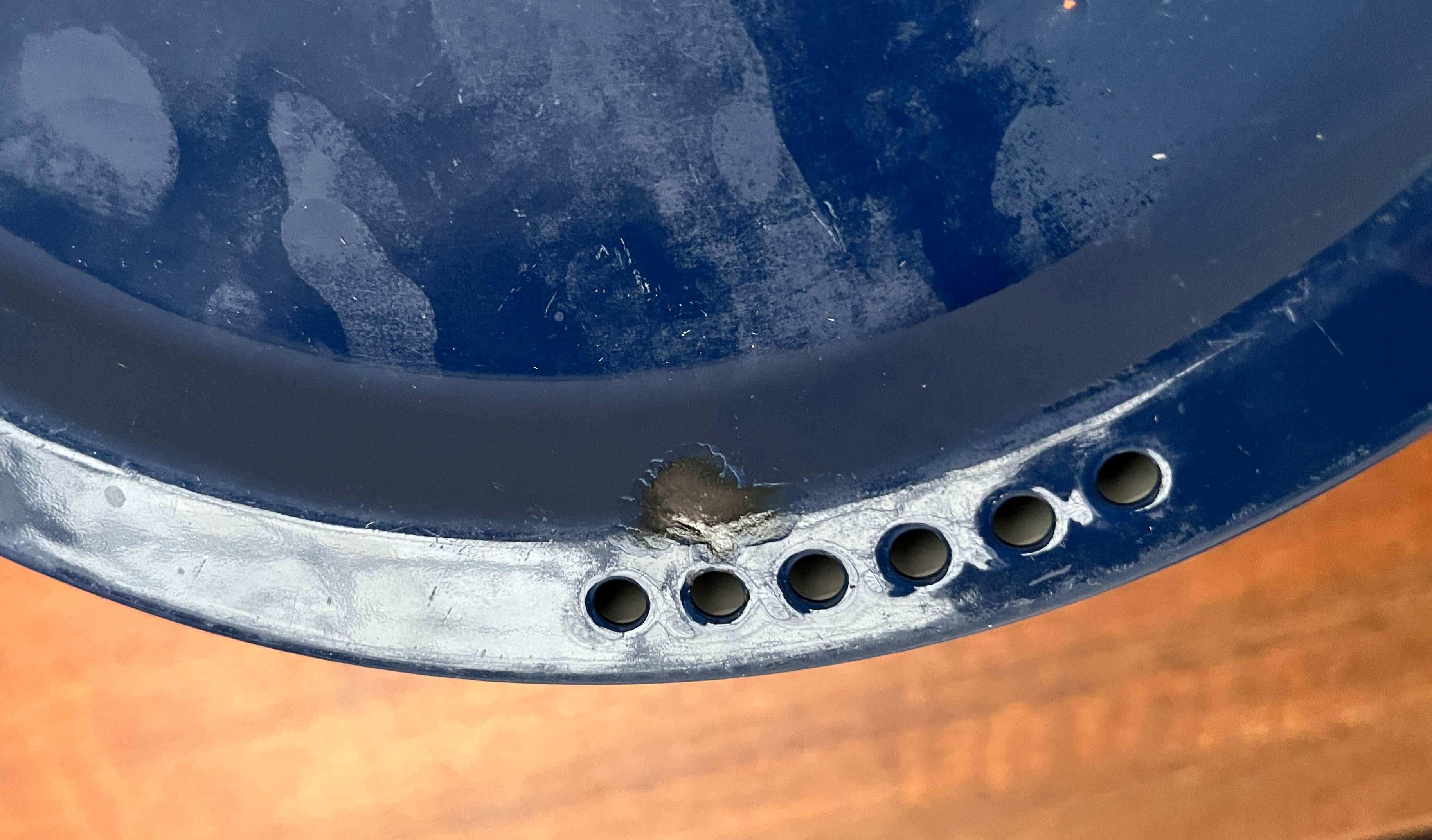 Vaso minimalista blu di metà secolo Seppo Mallat Finel, Finlandia 1960 in vendita 7