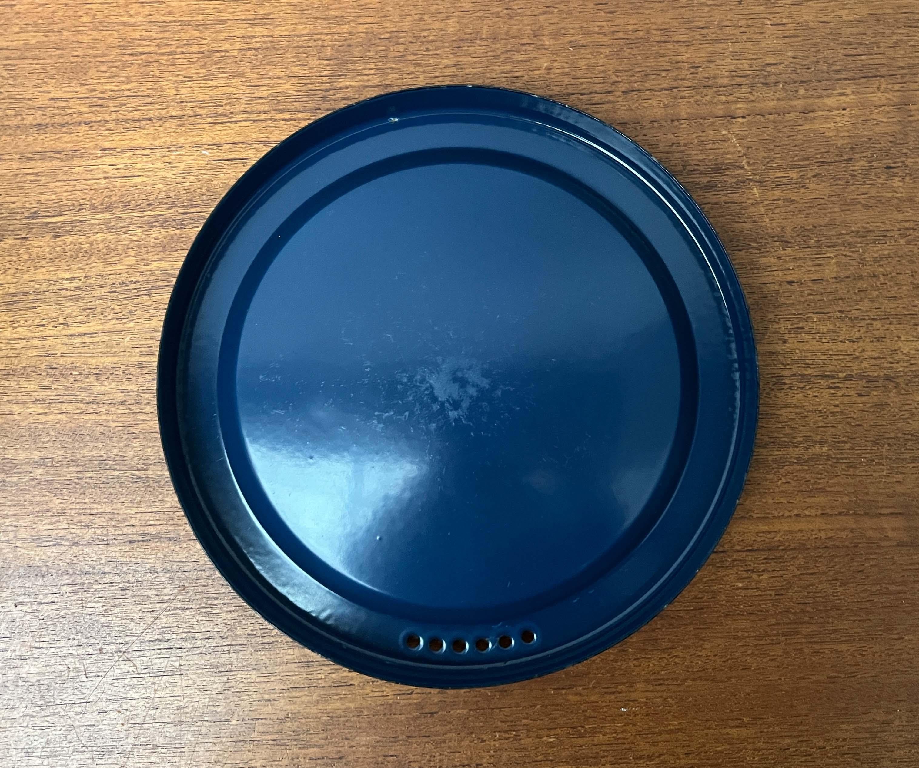 Vaso minimalista blu di metà secolo Seppo Mallat Finel, Finlandia 1960 in vendita 9