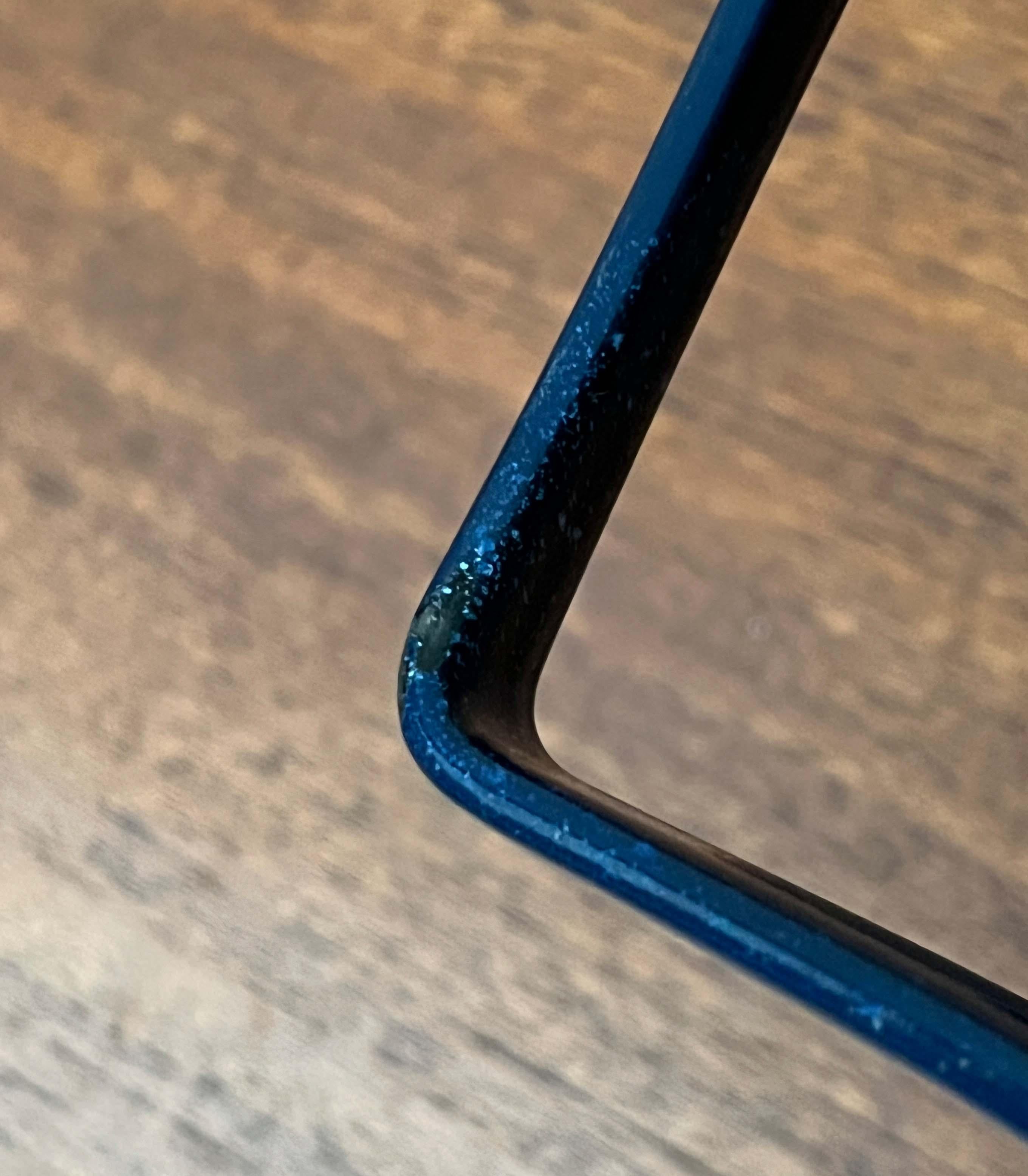 Vaso minimalista blu di metà secolo Seppo Mallat Finel, Finlandia 1960 in vendita 11