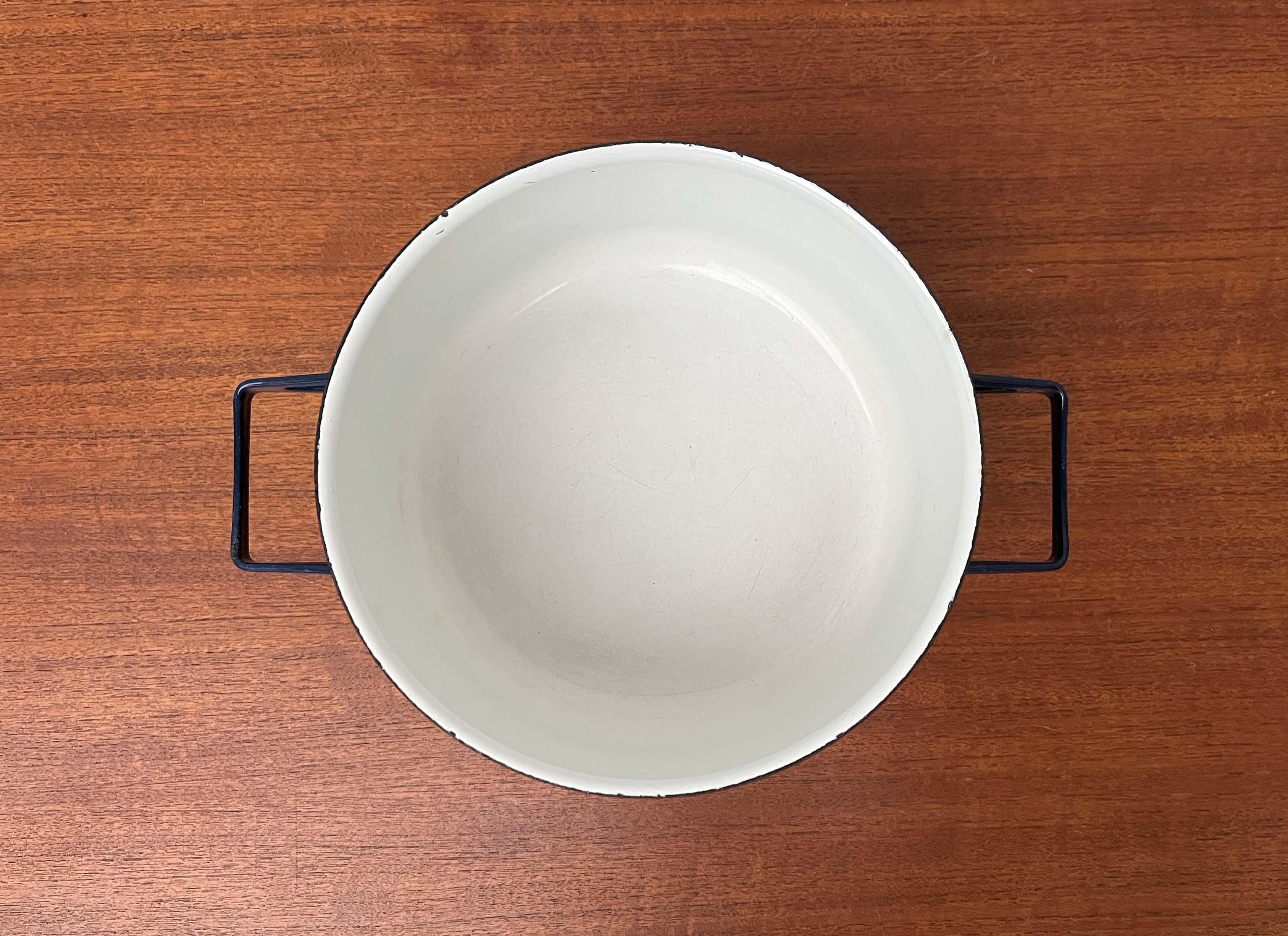 Vaso minimalista blu di metà secolo Seppo Mallat Finel, Finlandia 1960 in vendita 13