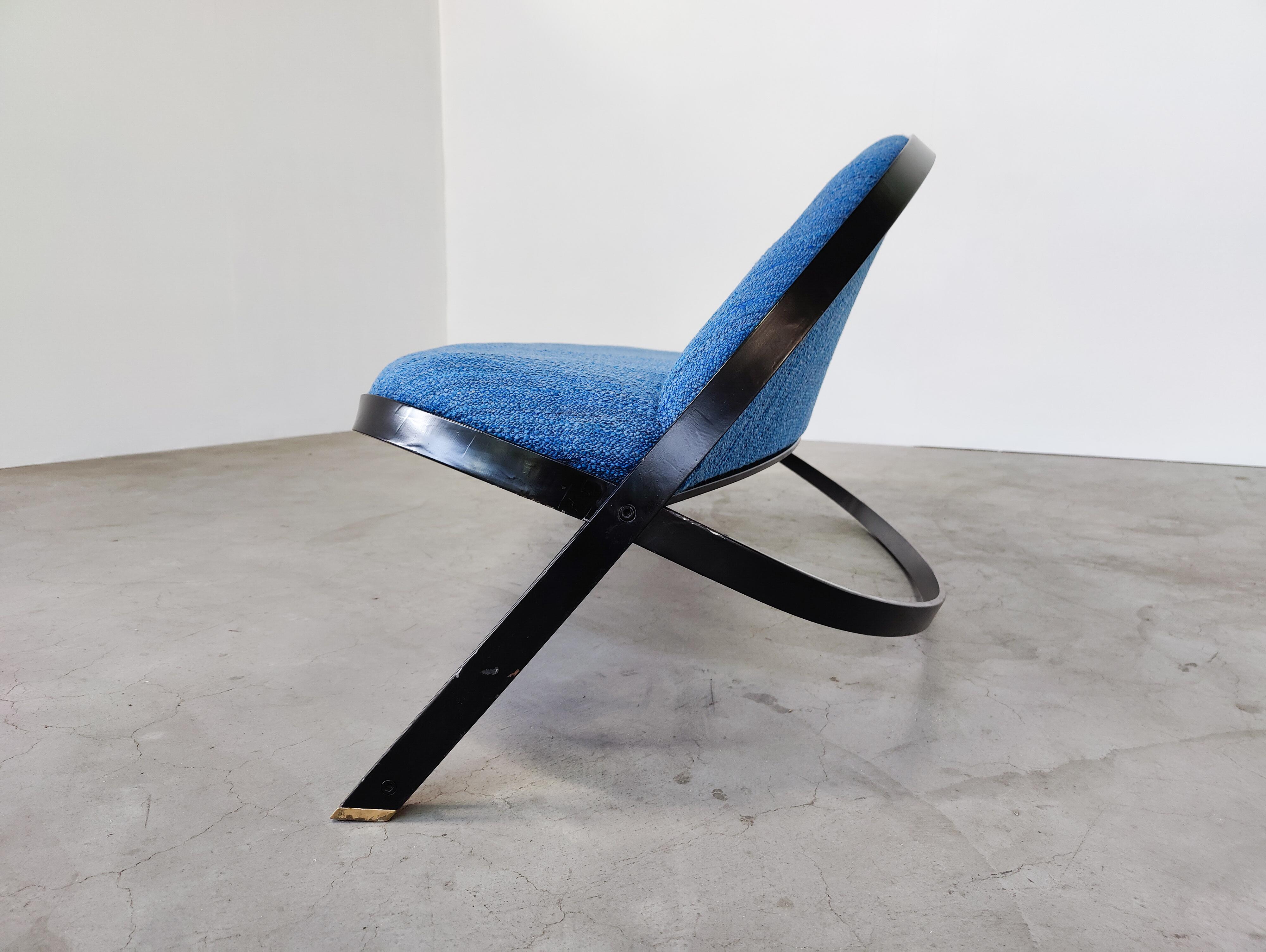 Canapé bleu « Saturno » de Gastone Rinaldi pour Rima, Italie, 1957 en vente 2