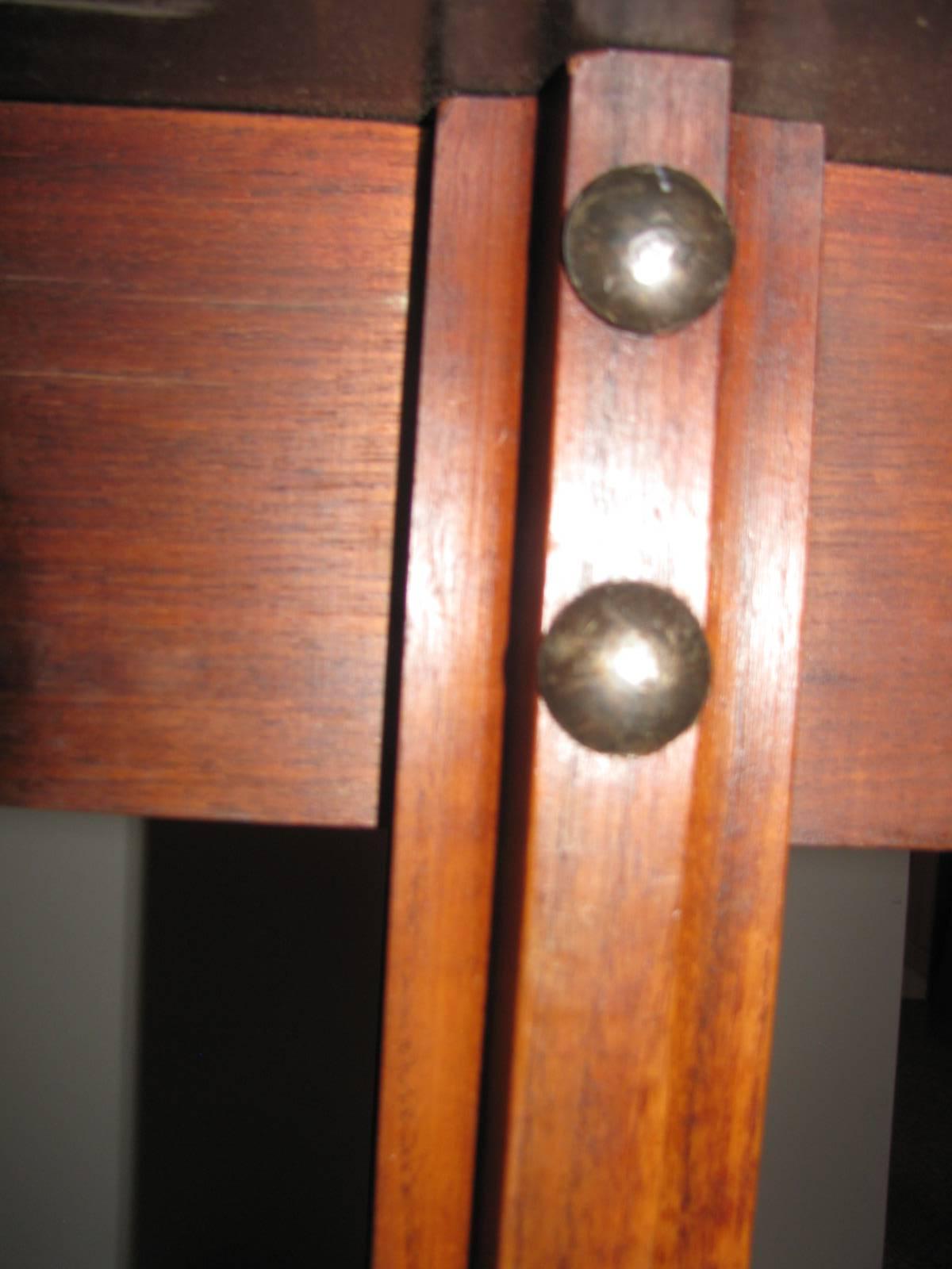 Mid-Century Modern Boat Shaped Black Walnut Dining Conference Table 1