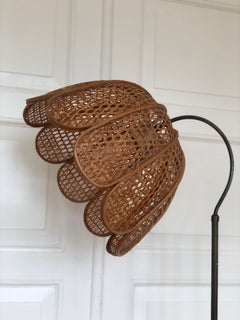 Mid Century Modern Boho Floor Lamp Denmark 1970s