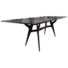 Mid-Century Modern Bolivian Rosewood Dinning Table by Ico Parisi 1950s