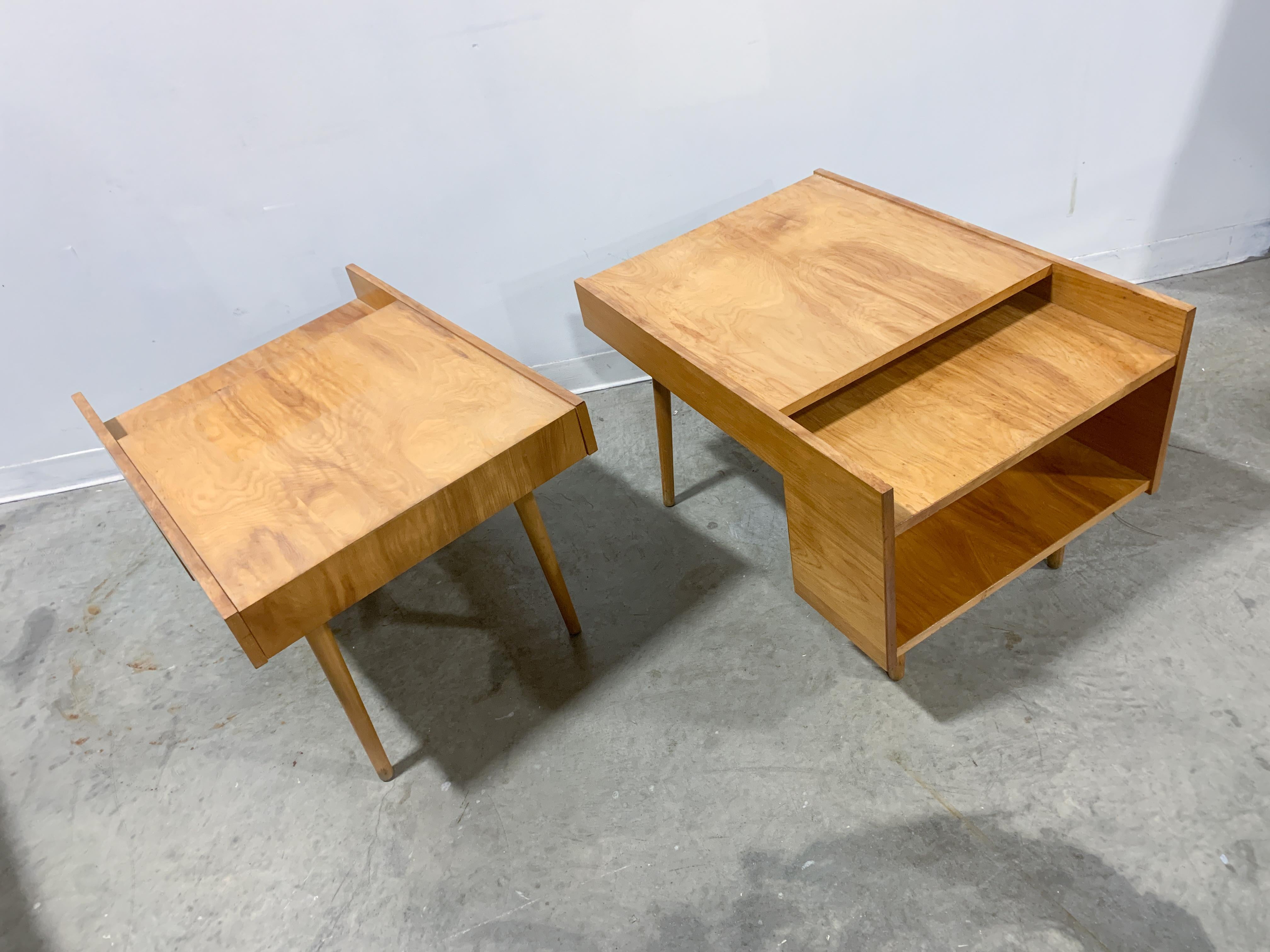 Mid-Century Modern Book Shelf End Tables by Glenn of California In Good Condition In Kalamazoo, MI