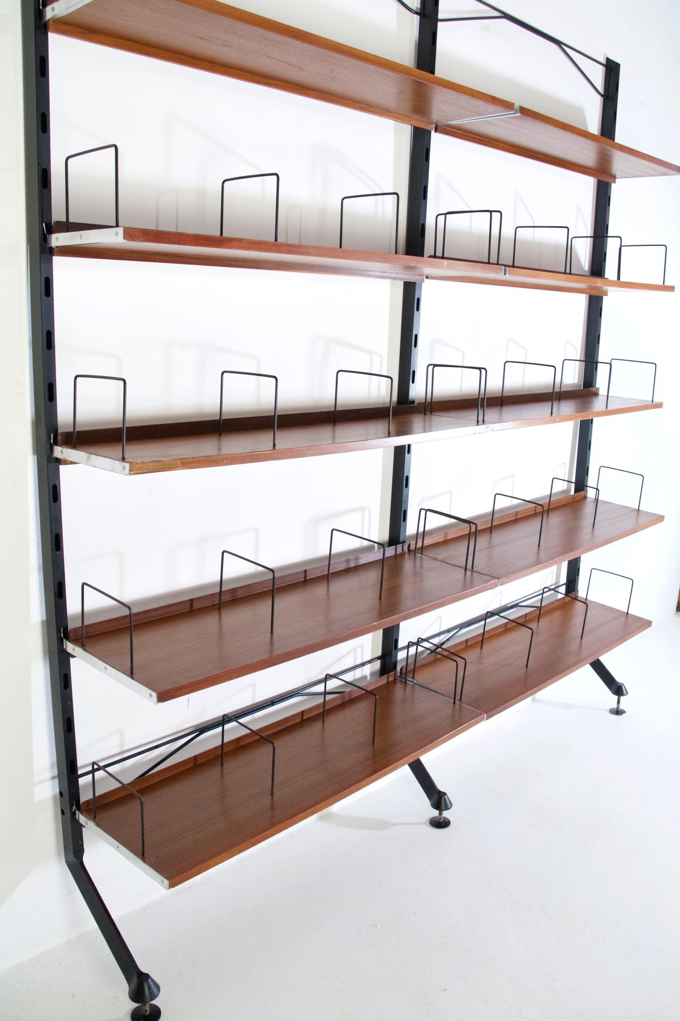 mid century modern shelving unit