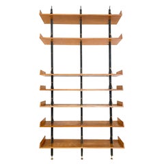 Mid-Century Modern Bookshelf by Angelo Mangiarotti and Bruno Morassutti, Italy