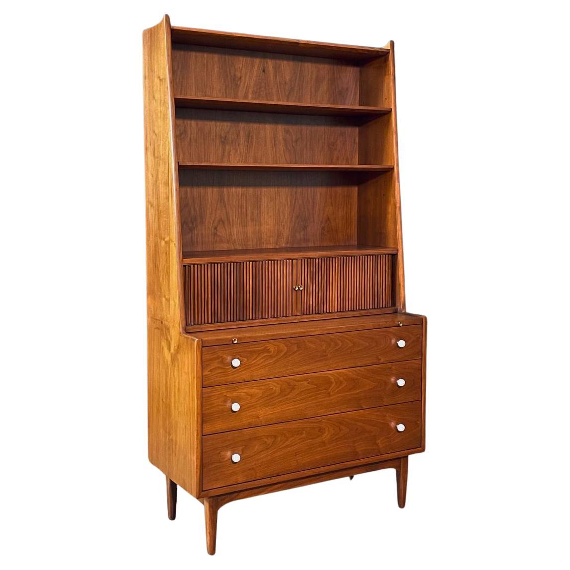 Mid-Century Modern Bookshelf Hutch by Kipp Stewart for Drexel