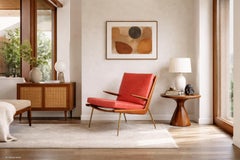 Mid-Century Modern Boomerang Chair by Peter Hvidt and Orla Molgaard-Nielsen