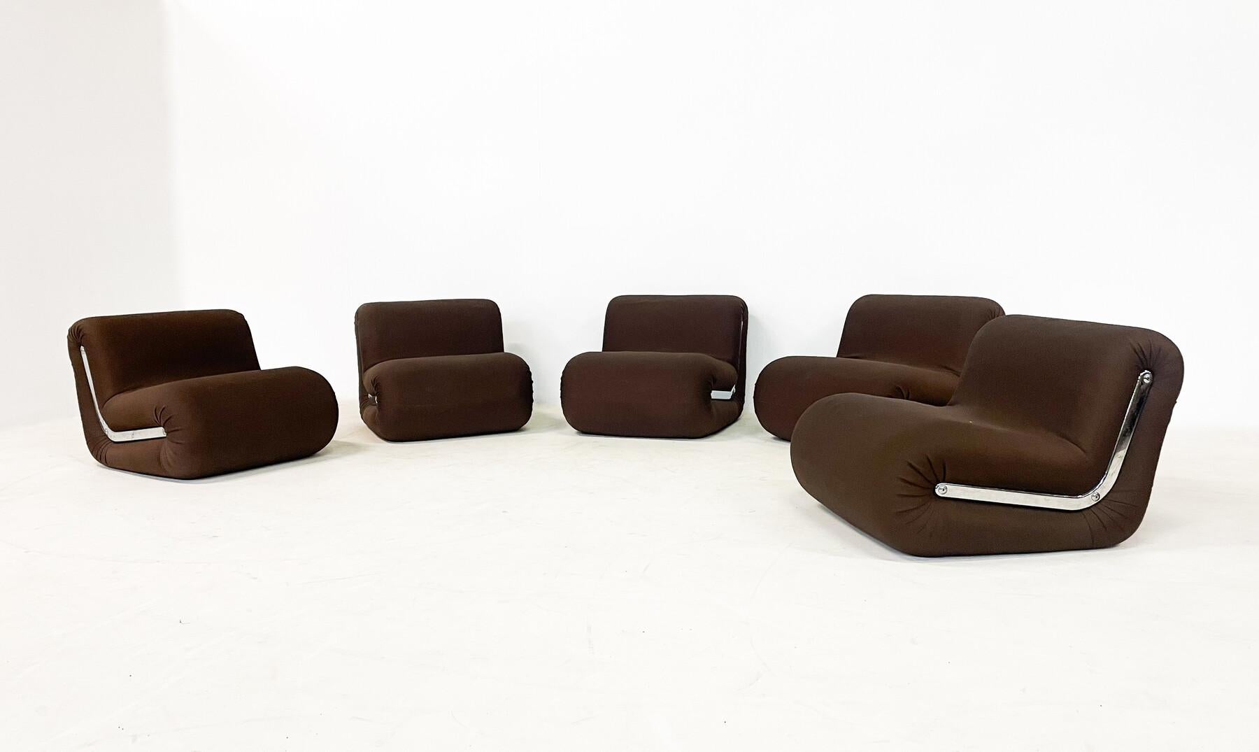 Mid-Century Modern Boomerang easy chairs by Rodolfo Bonetto, 1960s, Italy - Sold Individually.